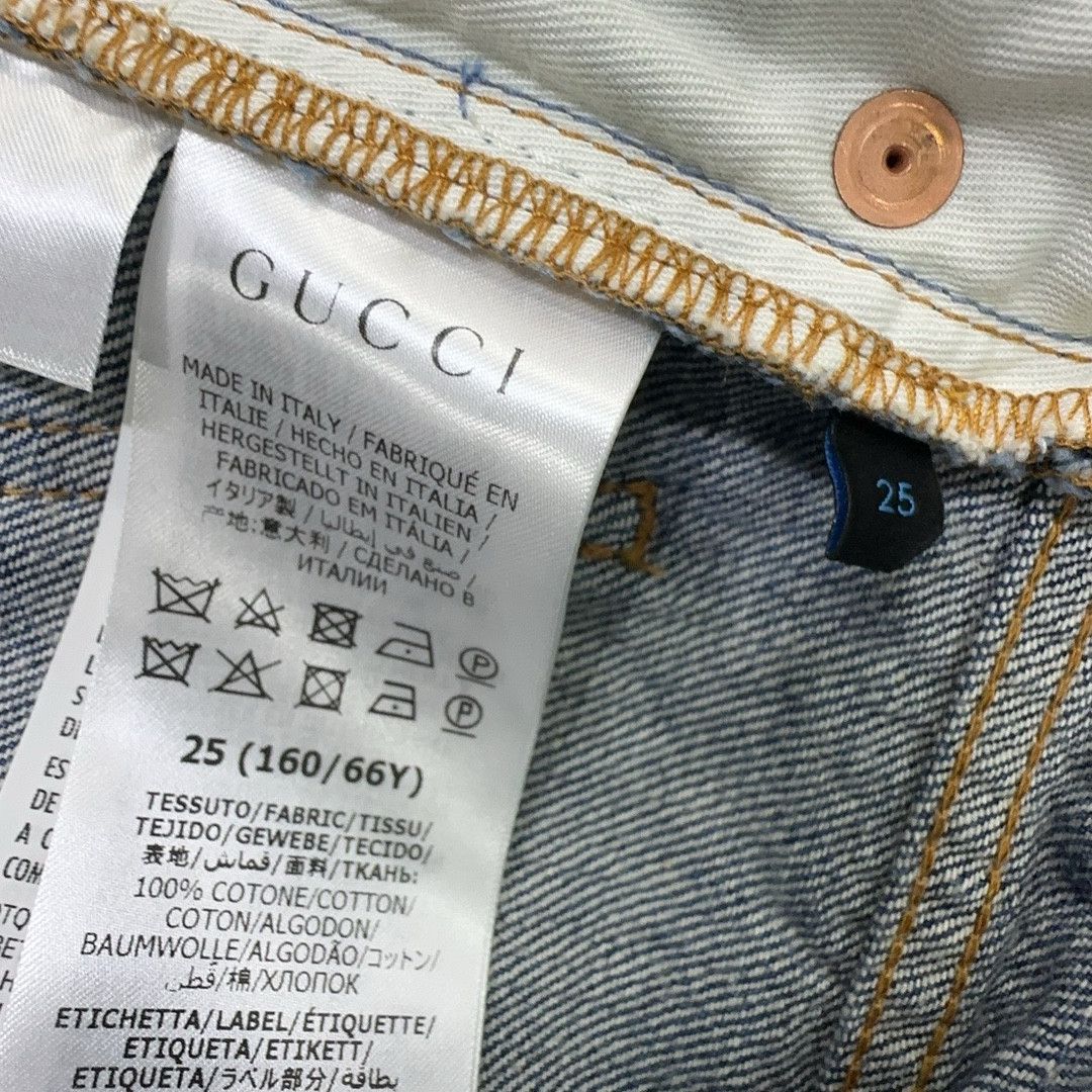 Gucci Gucci x Disney Donald Duck Denim Shorts 25 Size 25" / US 0 / IT 36 - 5 Thumbnail