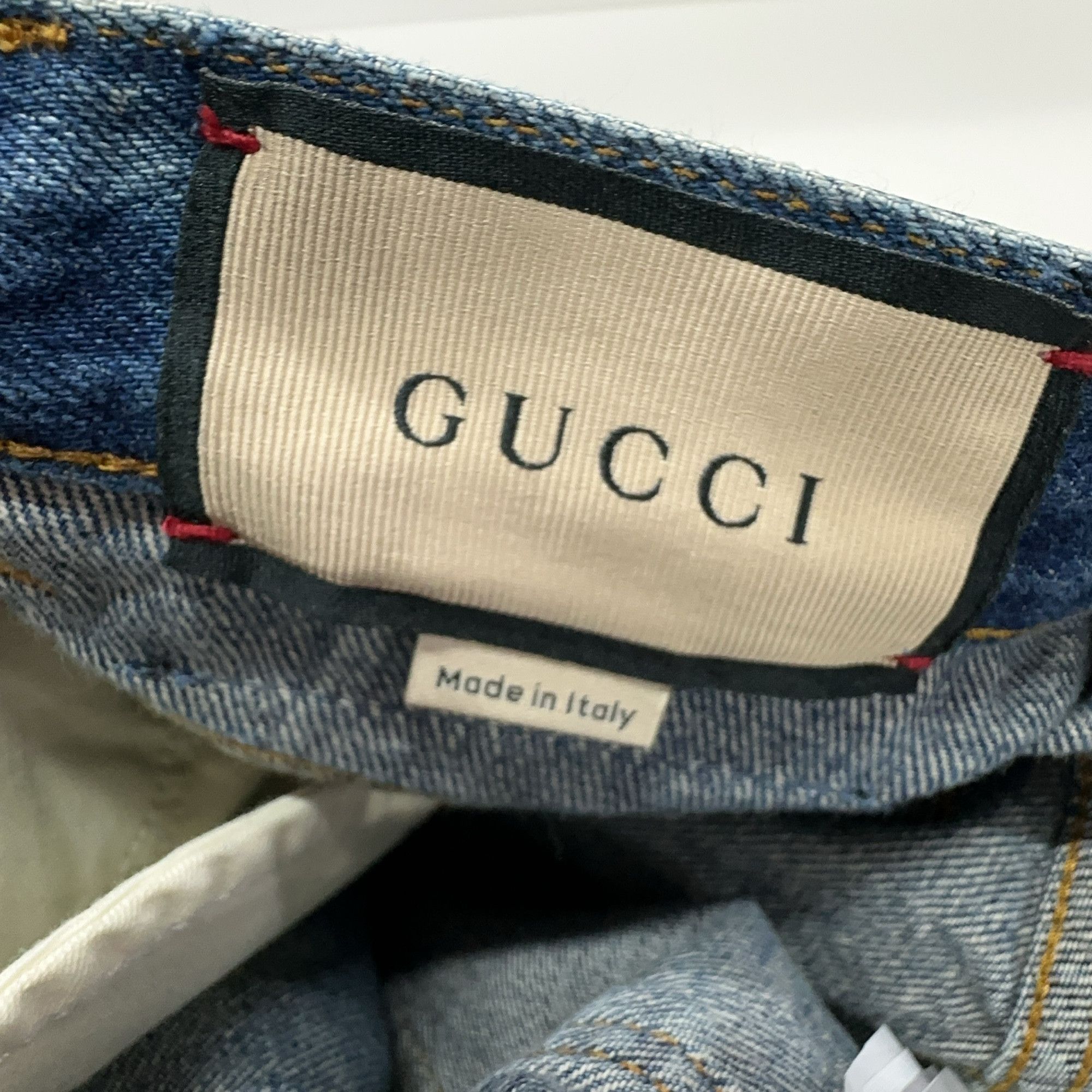 Gucci Gucci Fringed Hem Denim Shorts Size 32 Size US 32 / EU 48 - 5 Thumbnail