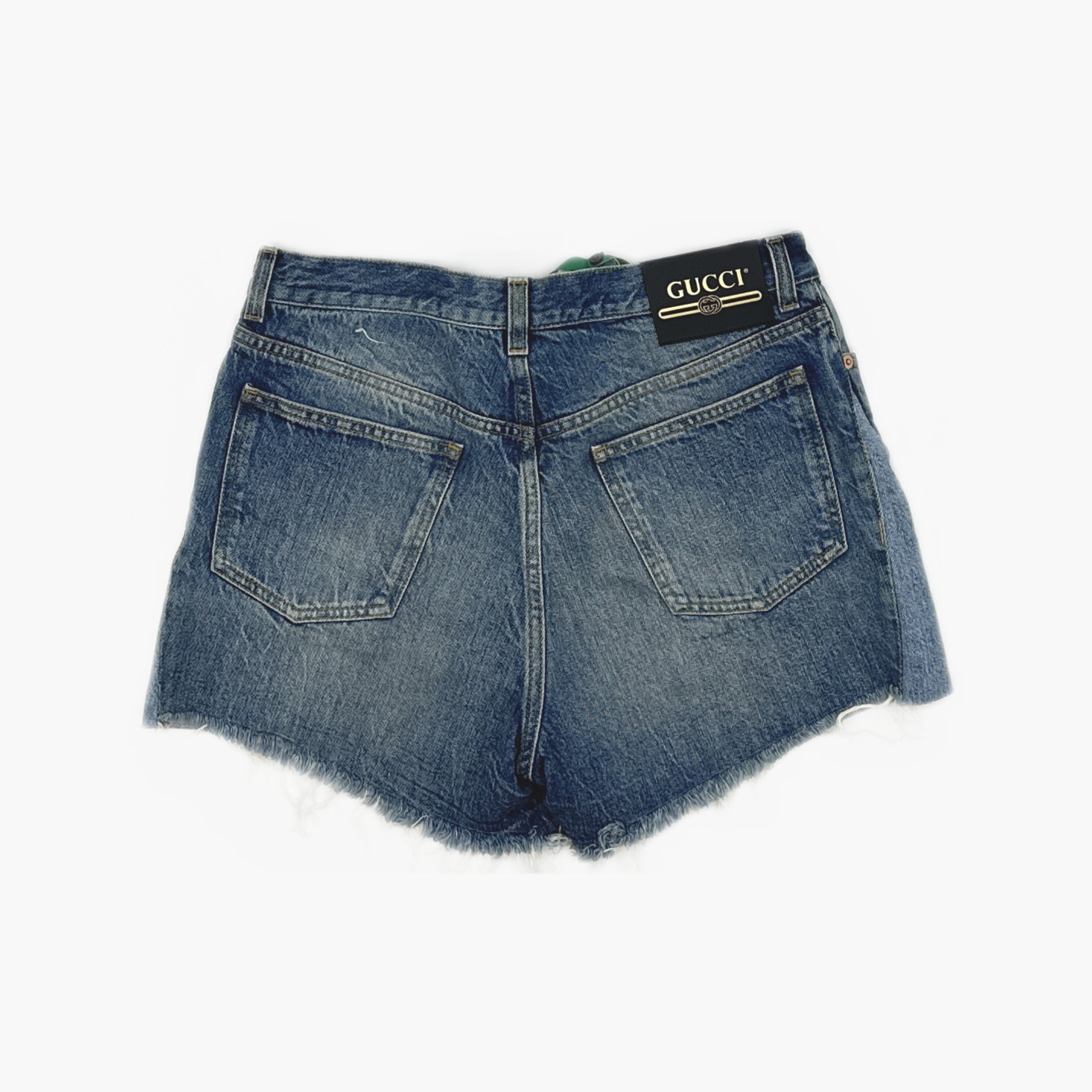 Gucci Gucci Fringed Hem Denim Shorts Size 32 Size US 32 / EU 48 - 2 Thumbnail
