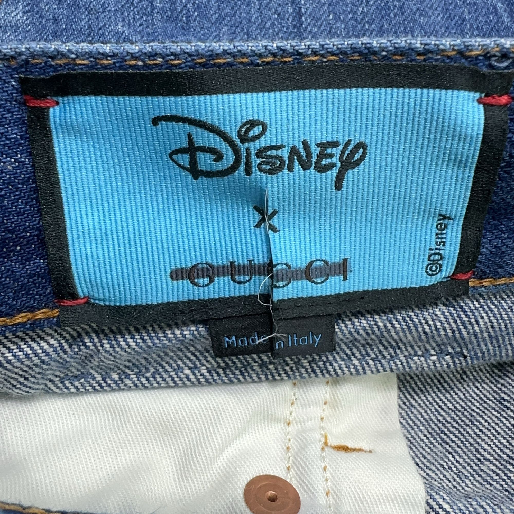 Gucci Disney x Gucci Donald Duck Denim Shorts 25 Size 25" / US 0 / IT 36 - 4 Thumbnail