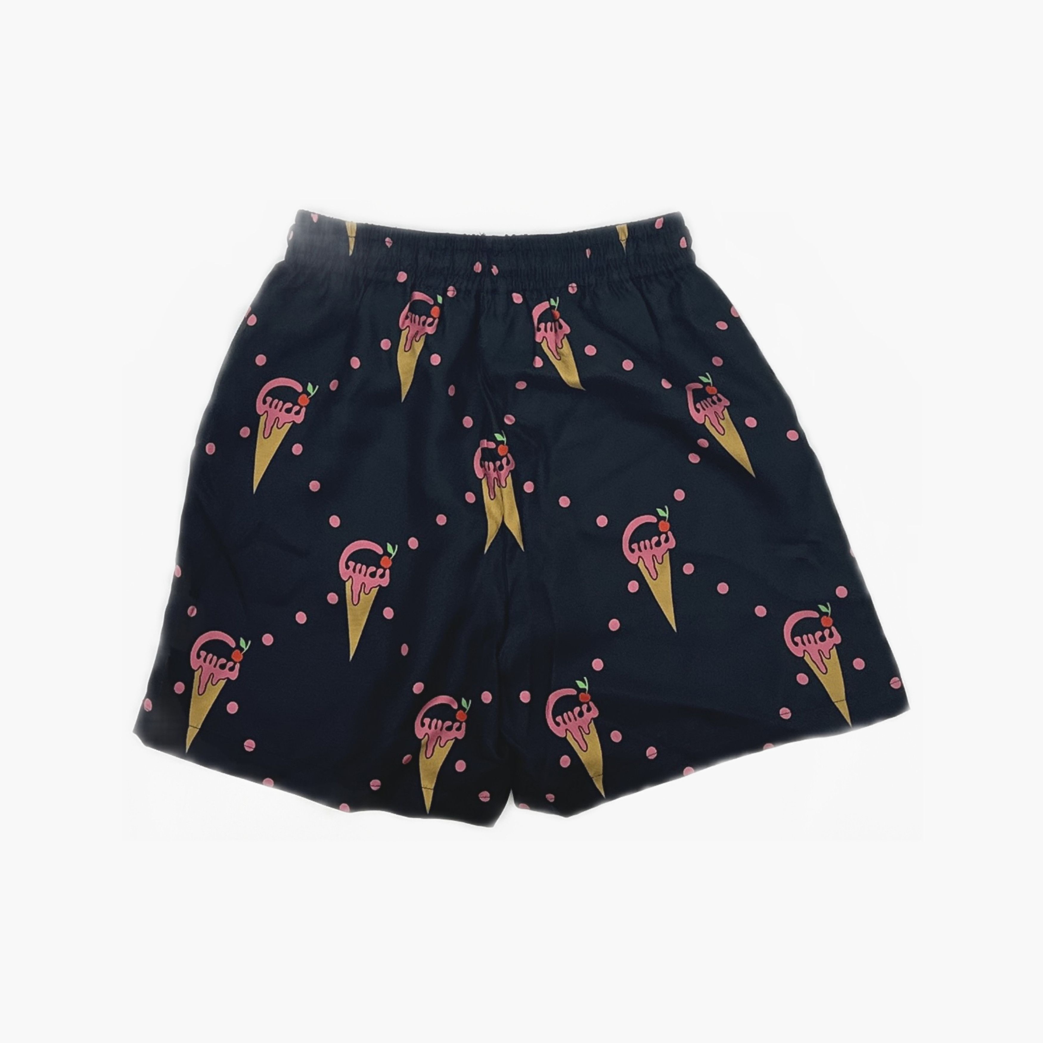 Gucci Gucci Ice Cream Print Silk Shorts XXS Size 24" / US 00 / IT 34 - 2 Thumbnail