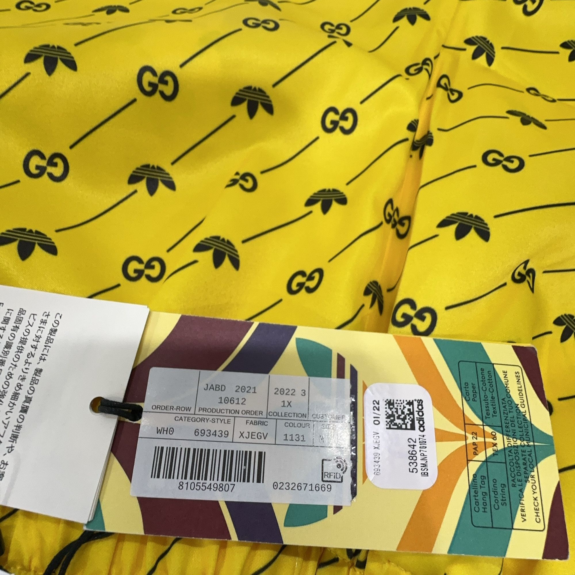 Gucci Gucci x Adidas Yellow Monogram Shorts US M Size US 32 / EU 48 - 3 Thumbnail