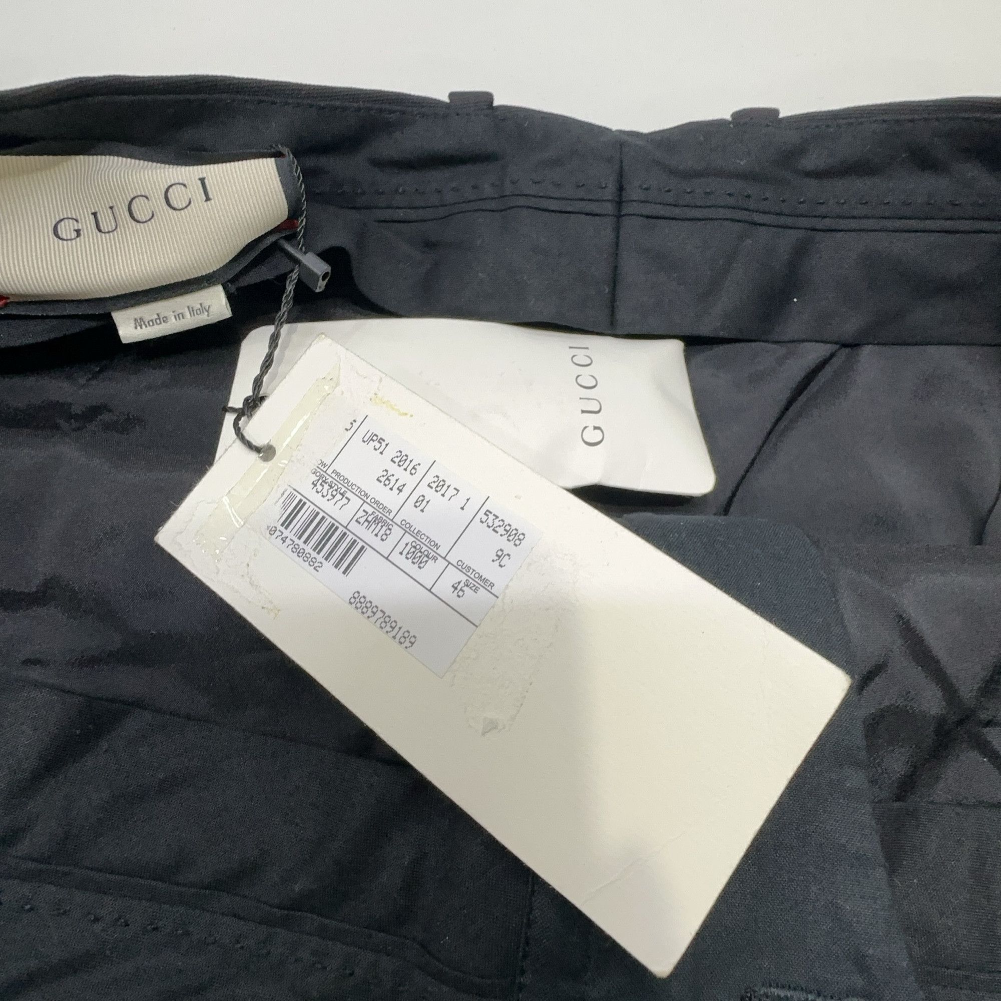 Gucci Gucci Solid Black Tailored Shorts 46 Size US 30 / EU 46 - 4 Thumbnail