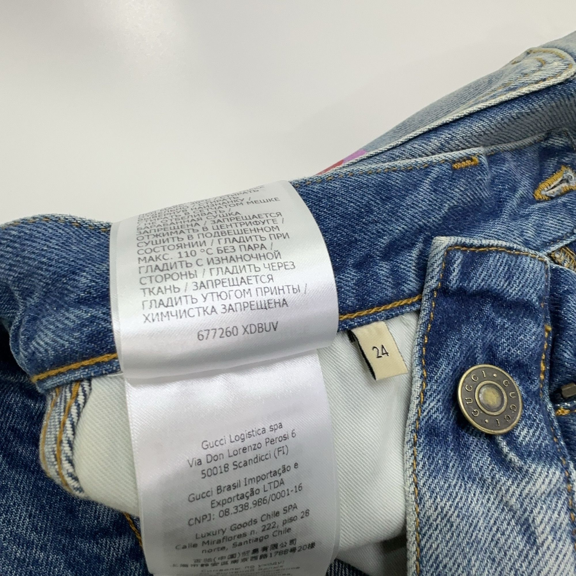 Gucci Gucci 100 Anniversary Denim Shorts 24 Size 24" / US 00 / IT 34 - 4 Thumbnail