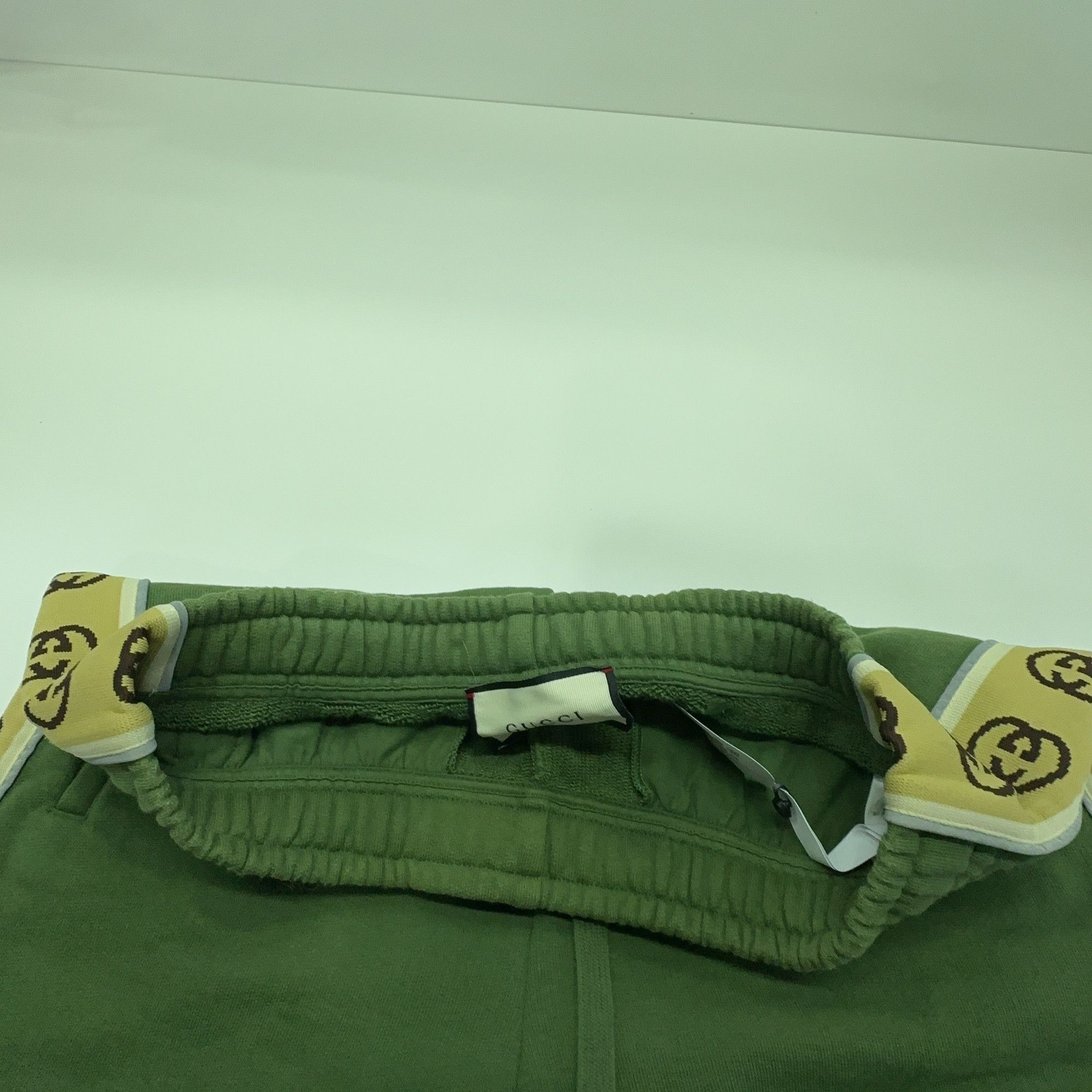 Gucci Gucci GG Logo Taped Jersey Shorts Green Size S Size US 30 / EU 46 - 6 Thumbnail