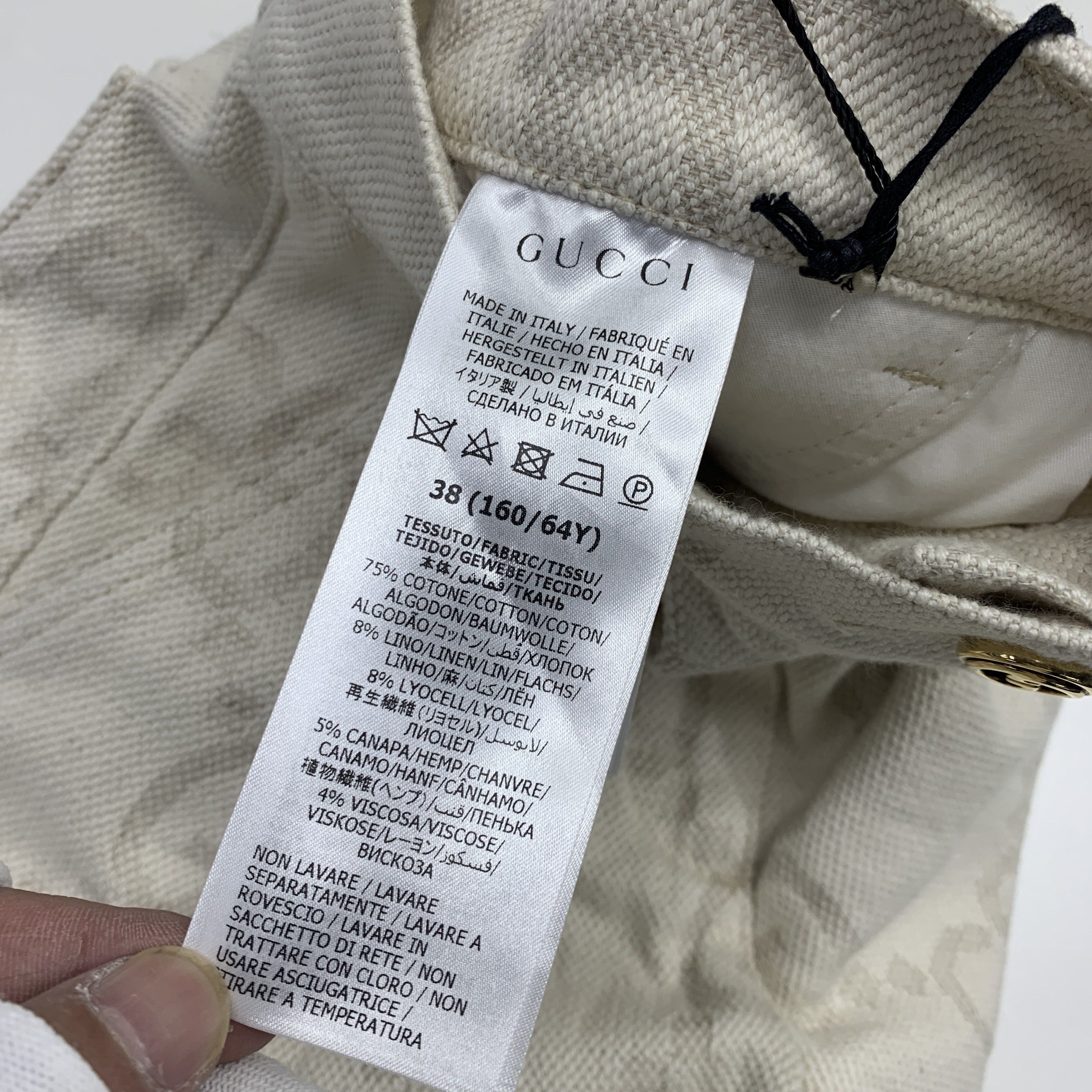 Gucci Gucci GG Monogram Canvas Shorts IT 38 Size 26" / US 2 / IT 38 - 5 Thumbnail
