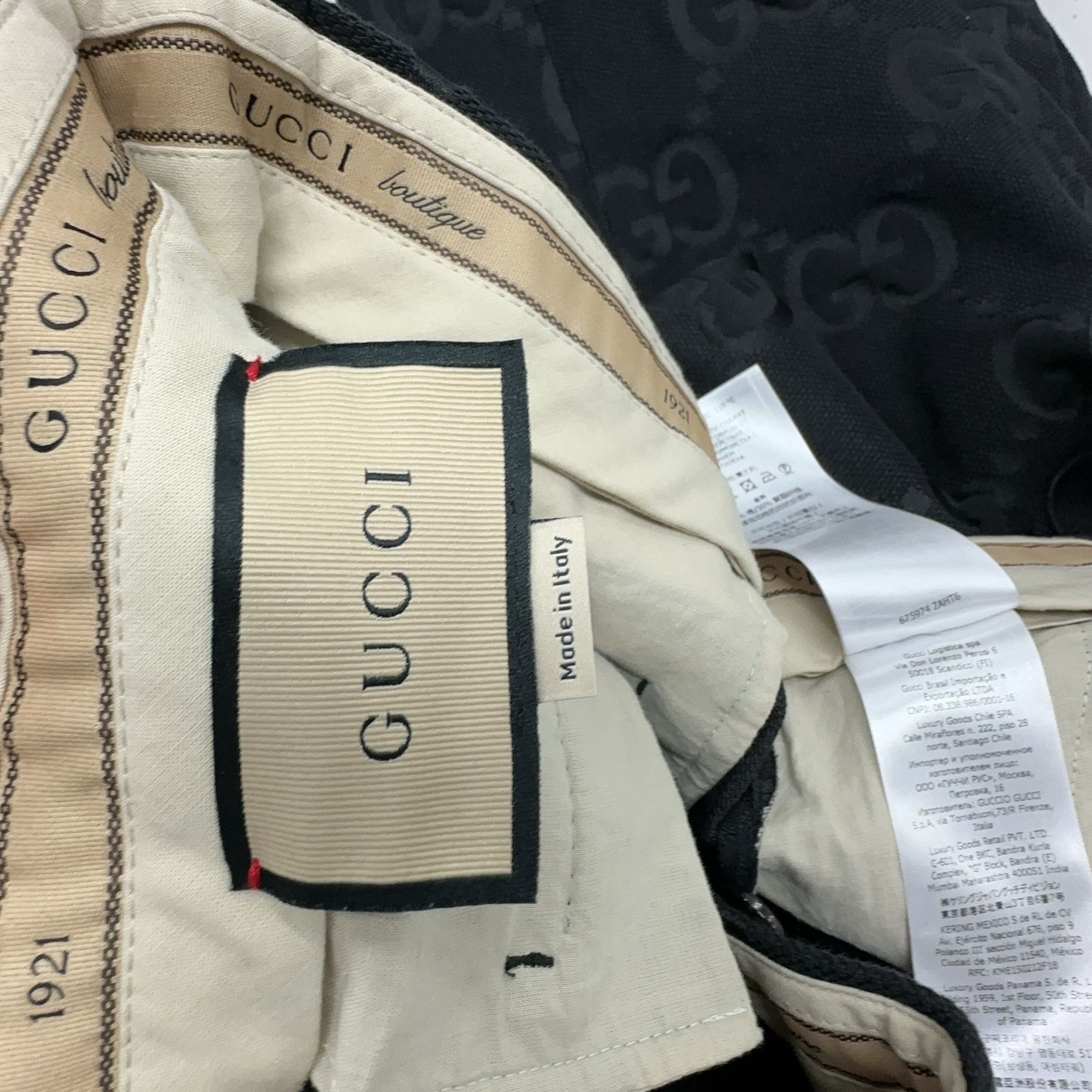 Gucci Gucci Monogram Canvas Suit Pants 46 Size 32" / US 10 / IT 46 - 6 Thumbnail