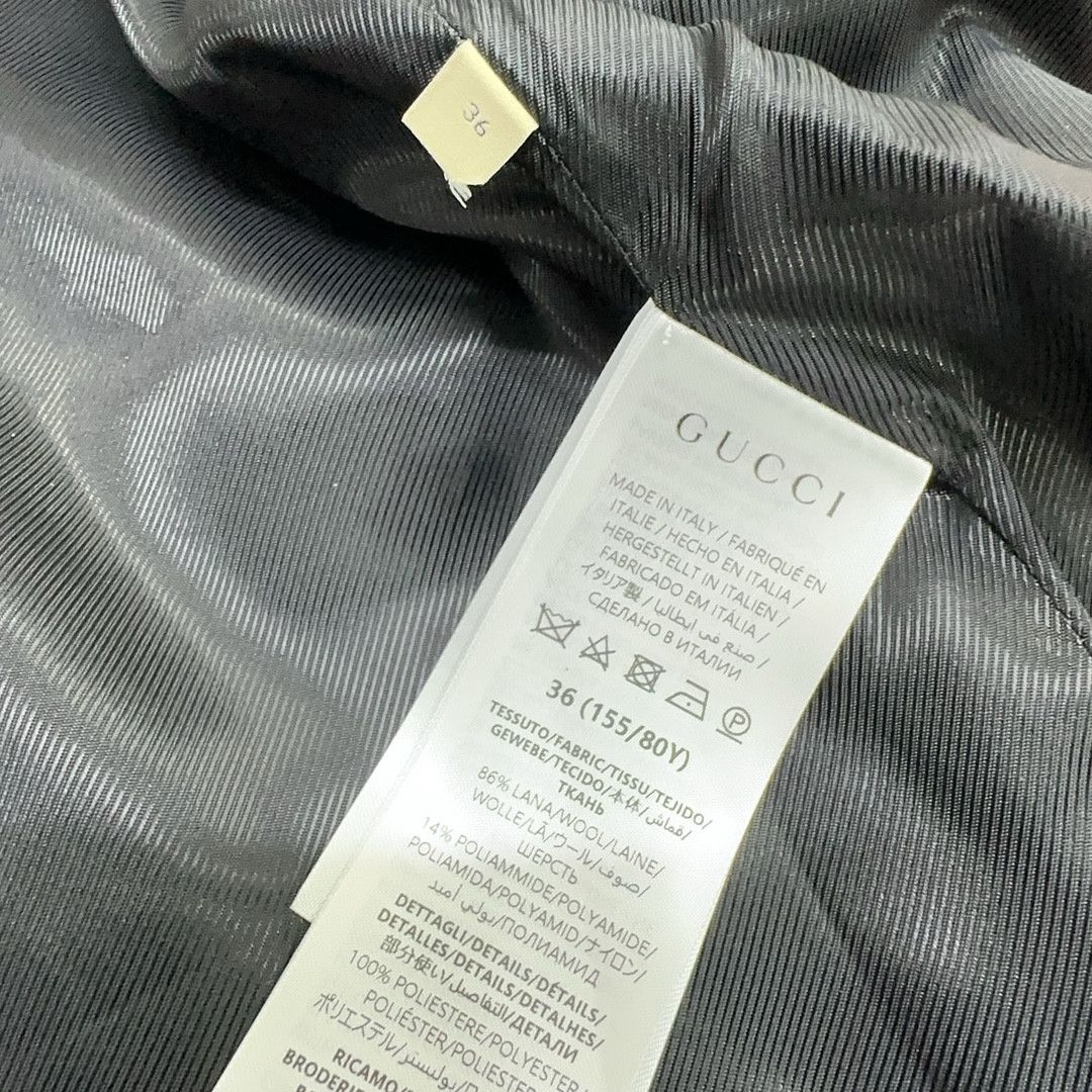 Gucci Gucci Badge Embroidered Wool Jacket IT 36 Size XS / US 0-2 / IT 36-38 - 4 Thumbnail