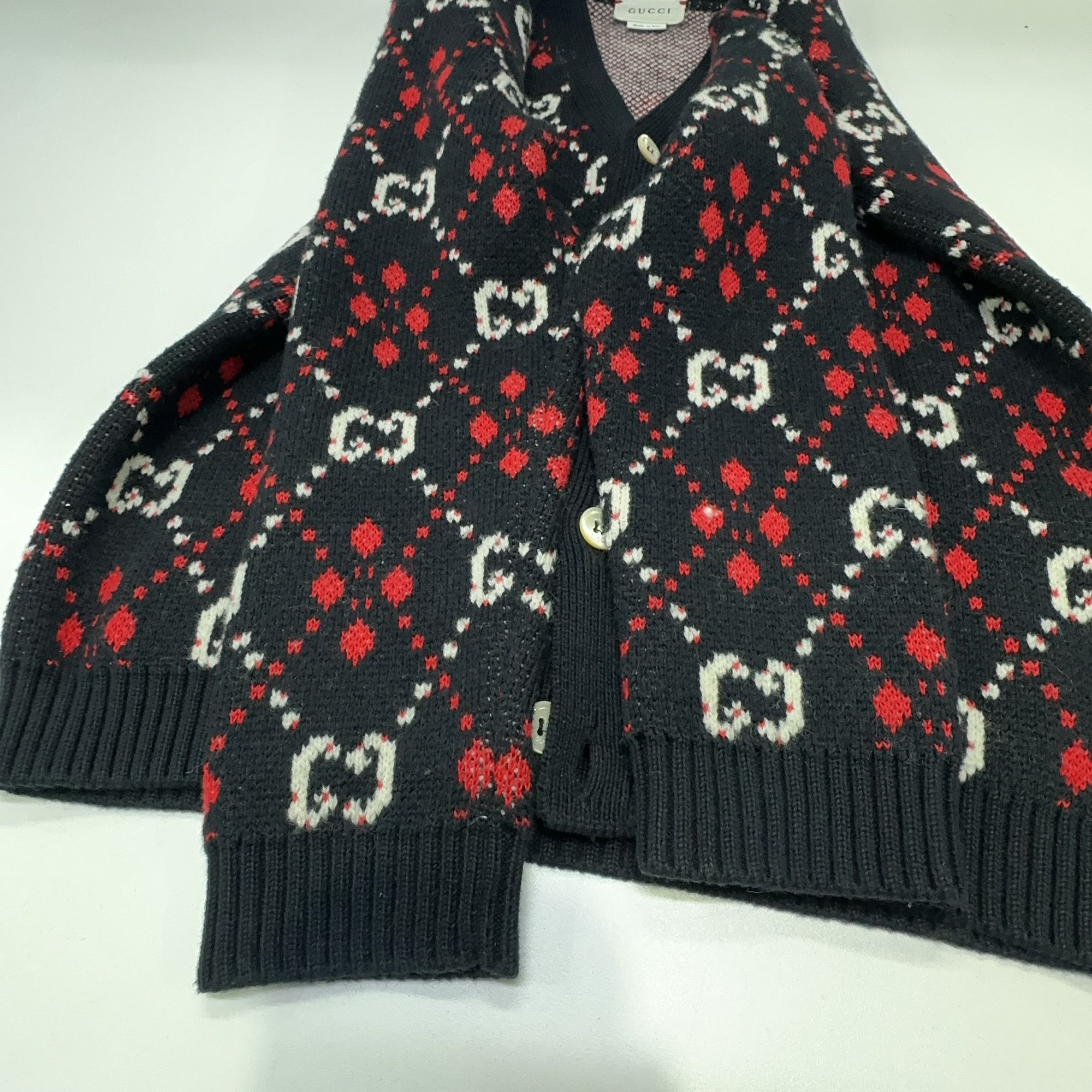 Gucci Gucci GG Monogram Knit Cardigan Size 6 Size US XXS / EU 40 - 7 Thumbnail