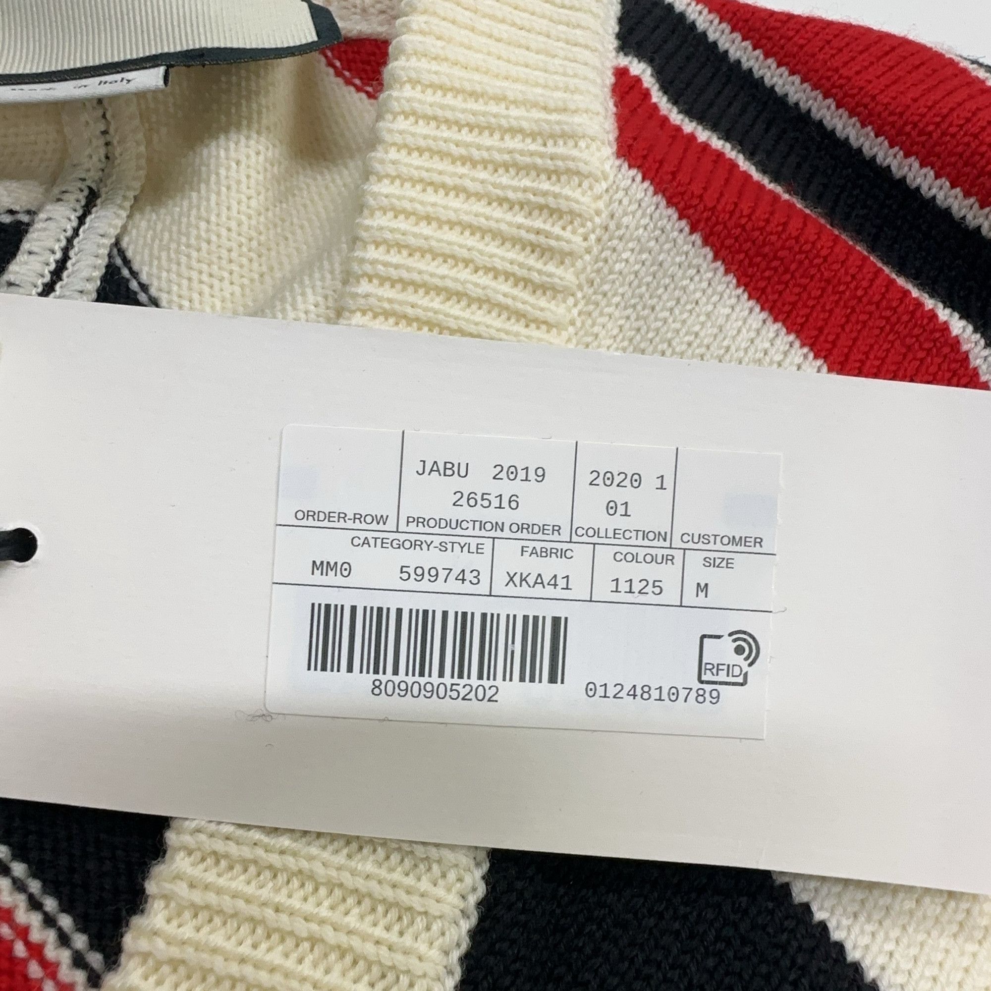 Gucci Gucci Worldwide Striped Wool Cardigan M Size US M / EU 48-50 / 2 - 7 Thumbnail