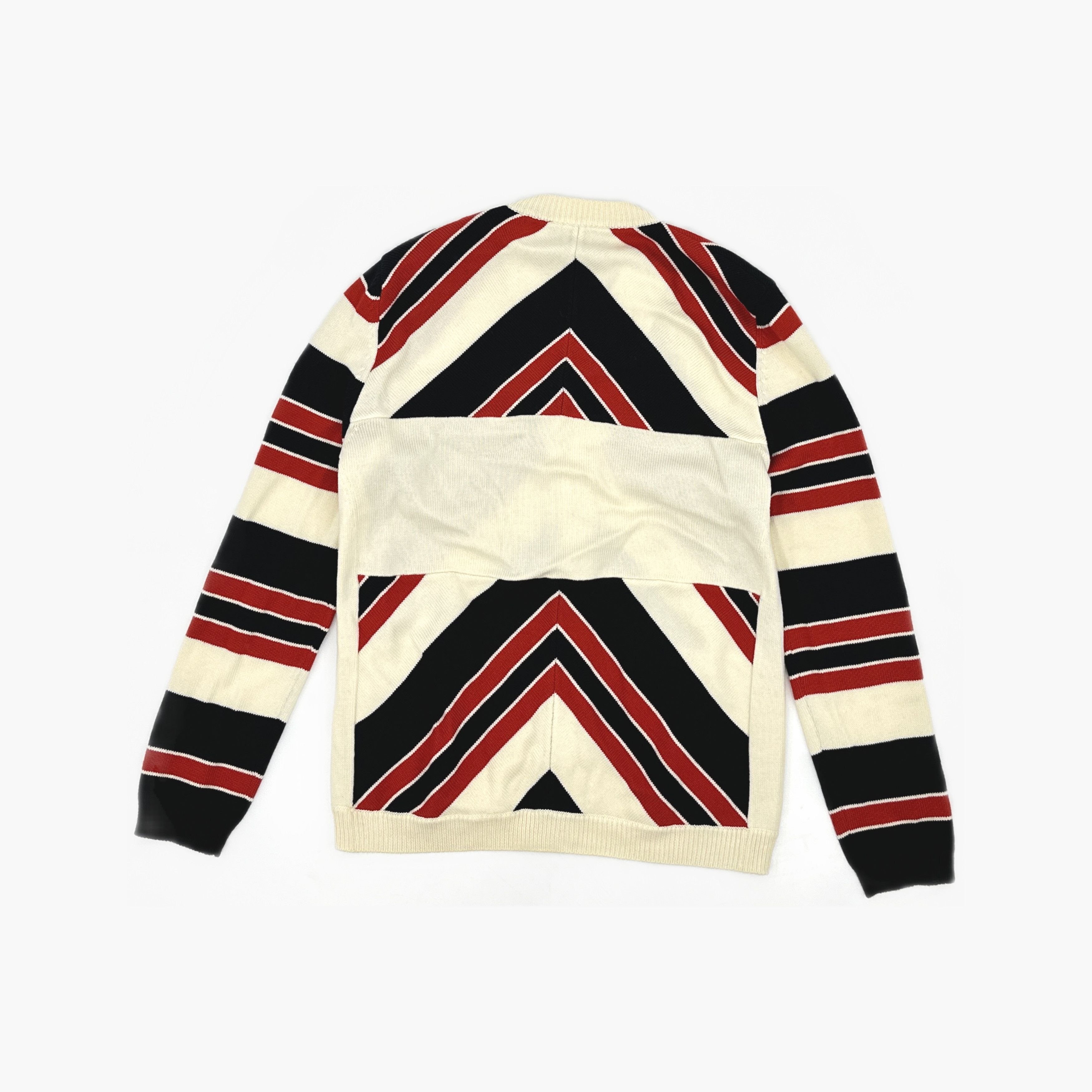 Gucci Gucci Worldwide Striped Wool Cardigan M Size US M / EU 48-50 / 2 - 2 Thumbnail