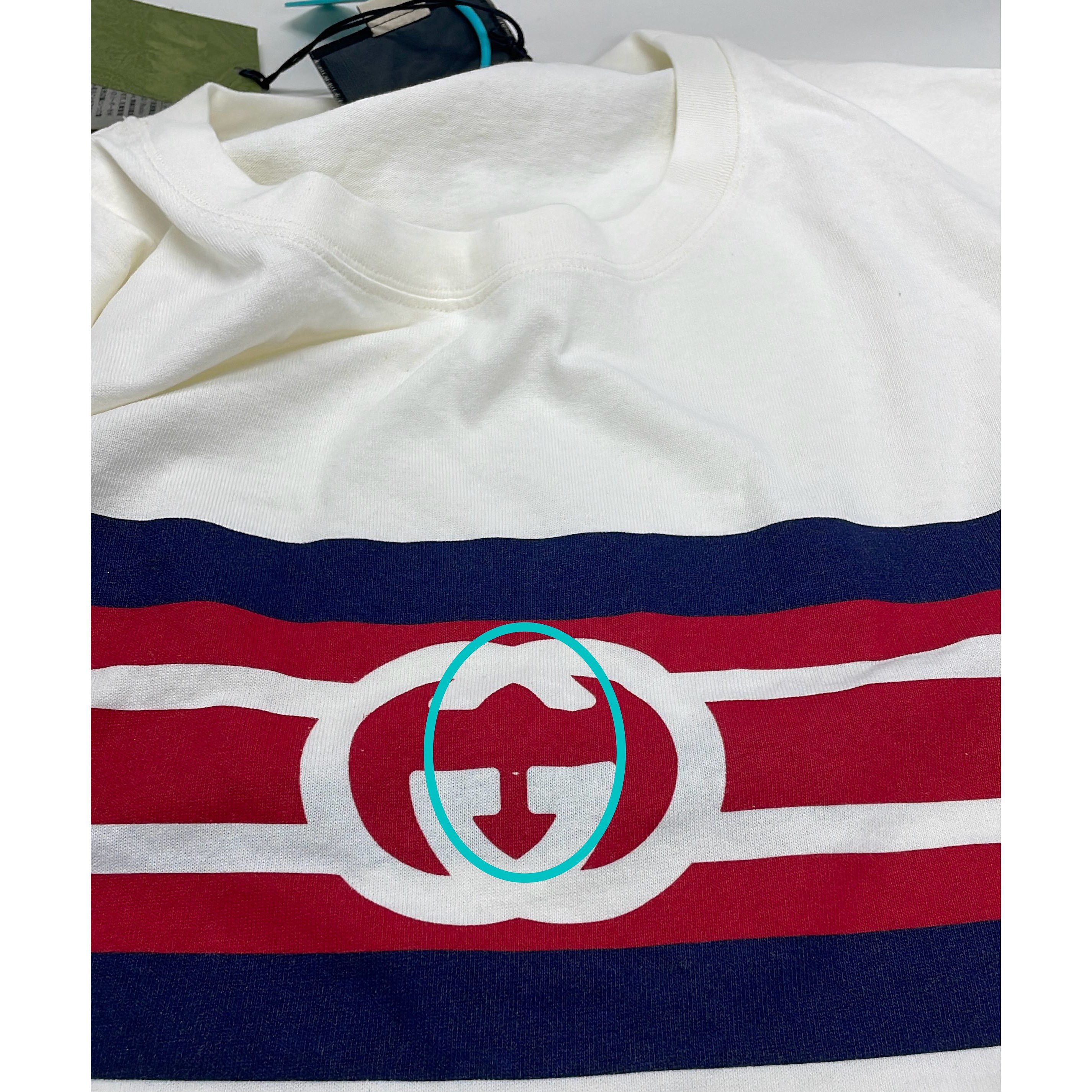 Gucci Gucci Stripe Interlocking G T-Shirt XXL Size US XXL / EU 58 / 5 - 5 Thumbnail