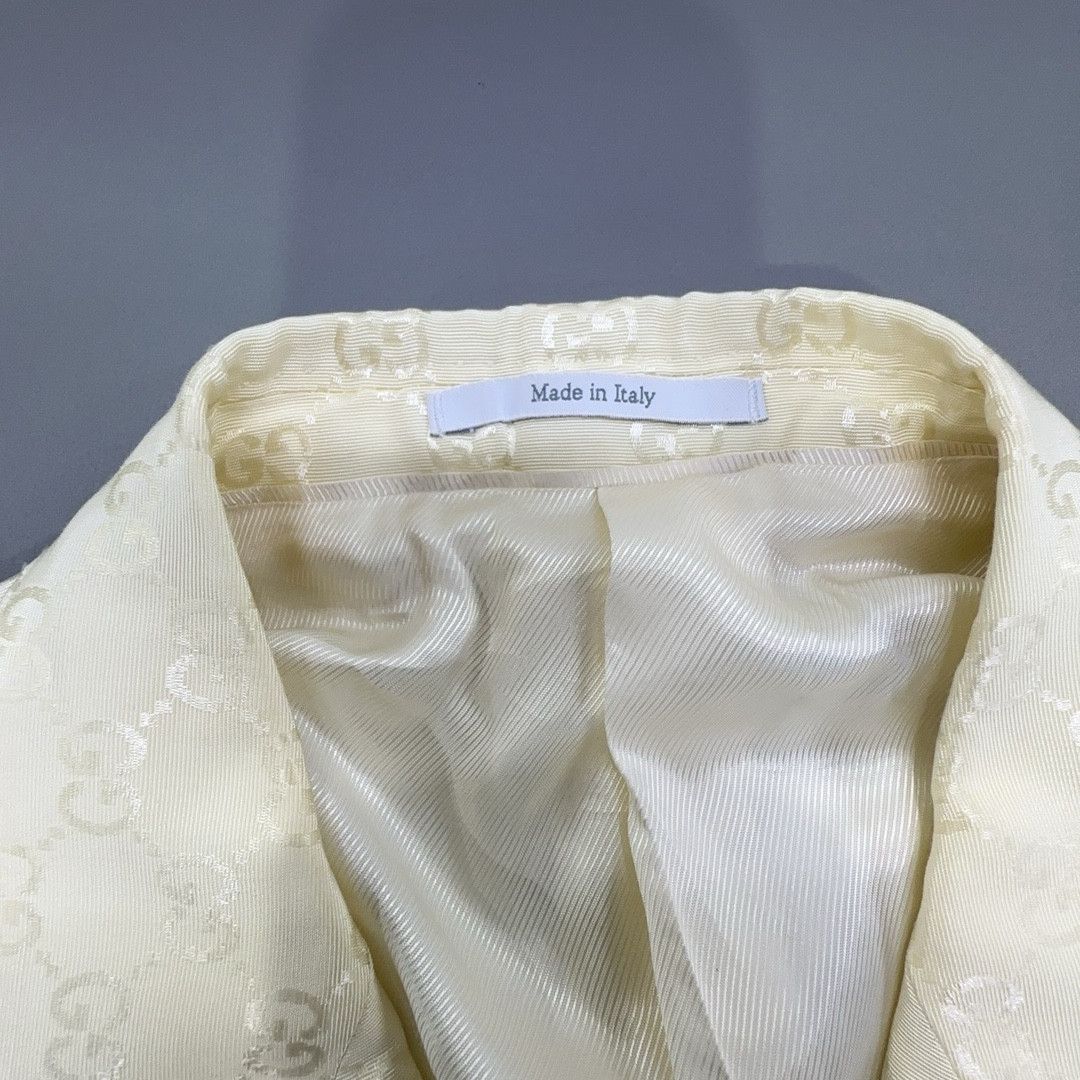 Gucci Gucci GG Pattern Double Breasted Blazer 36R Size 36R - 3 Thumbnail