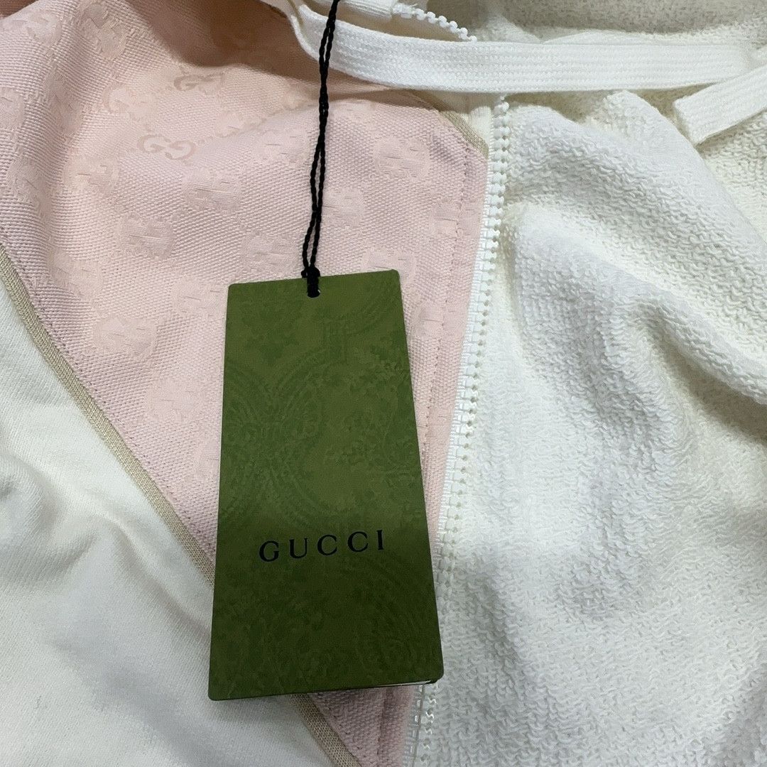 Gucci Gucci GG Pattern Two-Tone Zip-Up Hoodie Size M Size M / US 6-8 / IT 42-44 - 5 Thumbnail