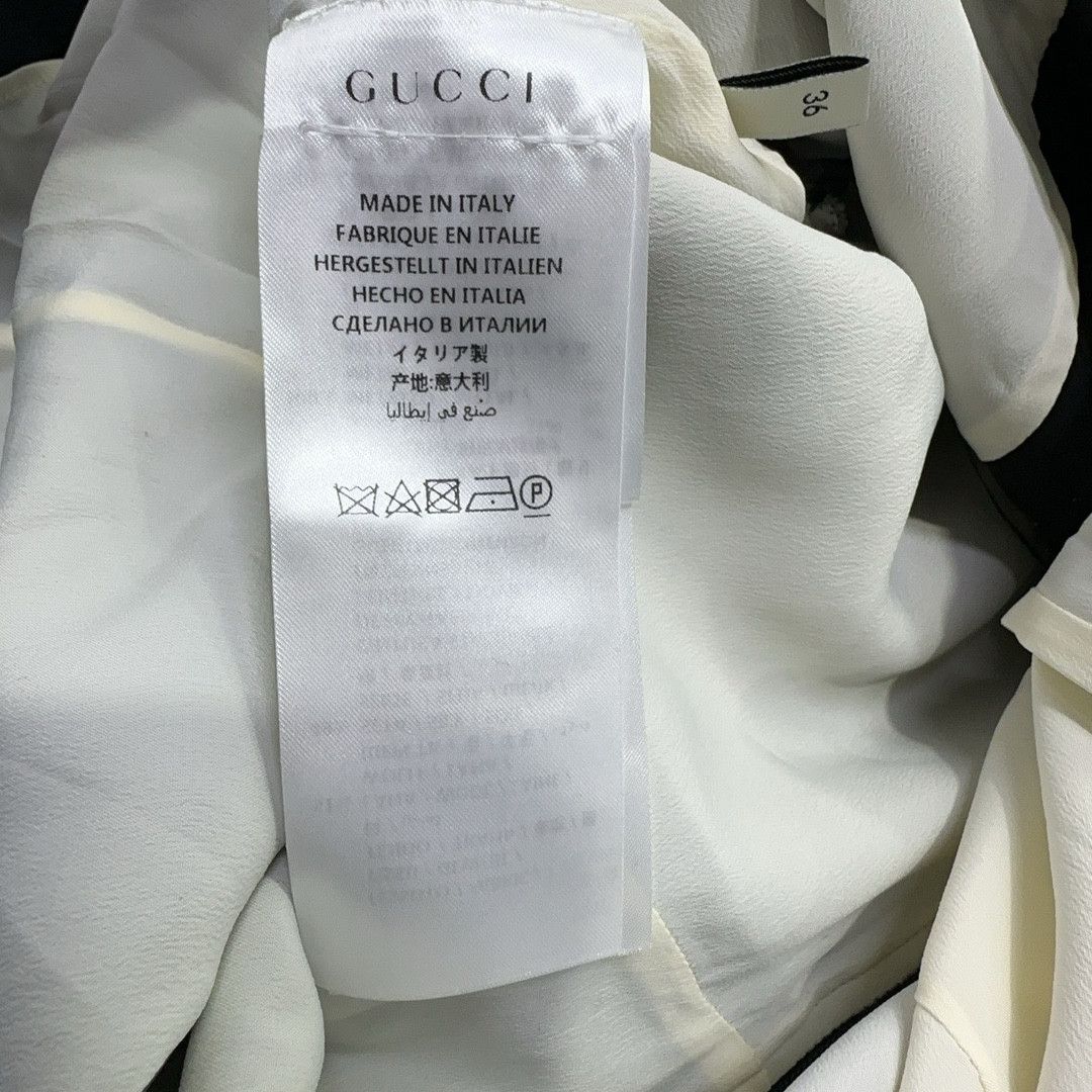 Gucci Gucci Contrast Trim Button-Up Mini Dress 36 Size XS / US 0-2 / IT 36-38 - 6 Thumbnail