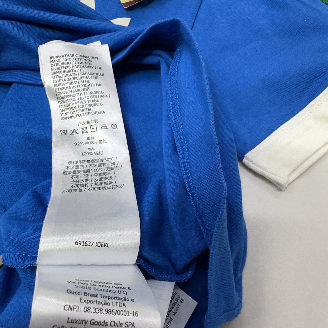 Gucci Gucci x Adidas Trefoil Print T-Shirt Blue XS Size US XS / EU 42 / 0 - 5 Thumbnail