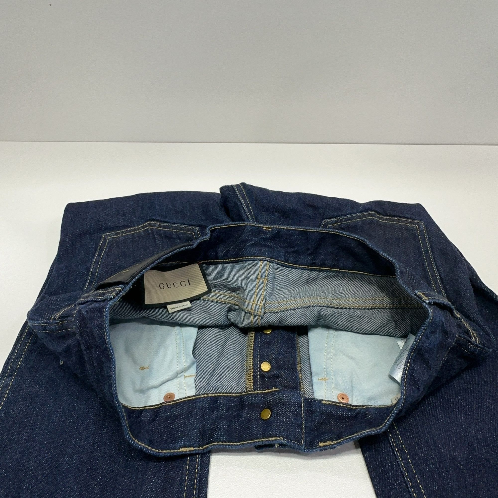 Gucci Gucci Tapered Zip Denim Jeans Size 32 Size US 32 / EU 48 - 6 Thumbnail