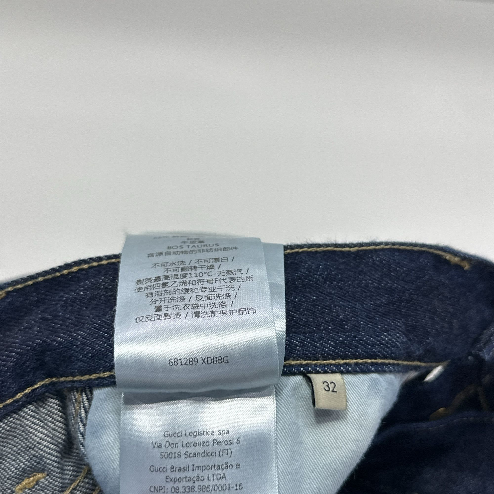Gucci Gucci Tapered Zip Denim Jeans Size 32 Size US 32 / EU 48 - 5 Thumbnail