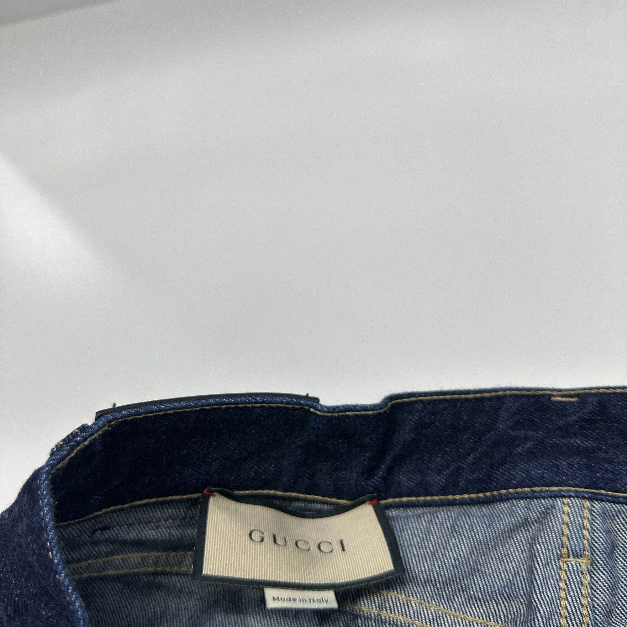 Gucci Gucci Tapered Zip Denim Jeans Size 32 Size US 32 / EU 48 - 3 Thumbnail
