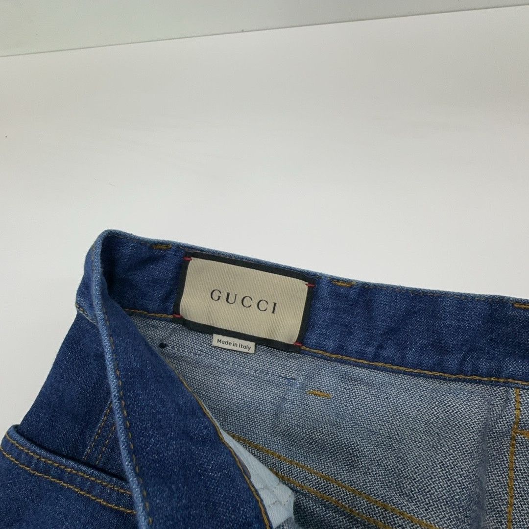 Gucci Gucci Ouverture Eco Washed Straight Jeans 32 Size US 32 / EU 48 - 3 Thumbnail
