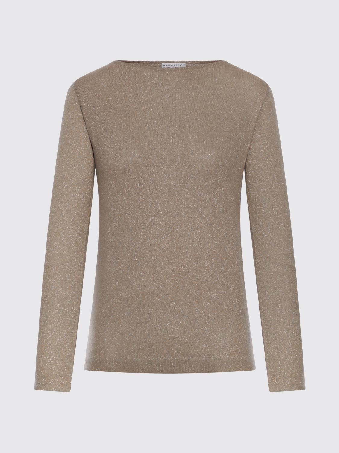 Brunello Cucinelli Brunello Cucinelli Sweater Woman Nude Size S / US 4 / IT 40 - 2 Thumbnail