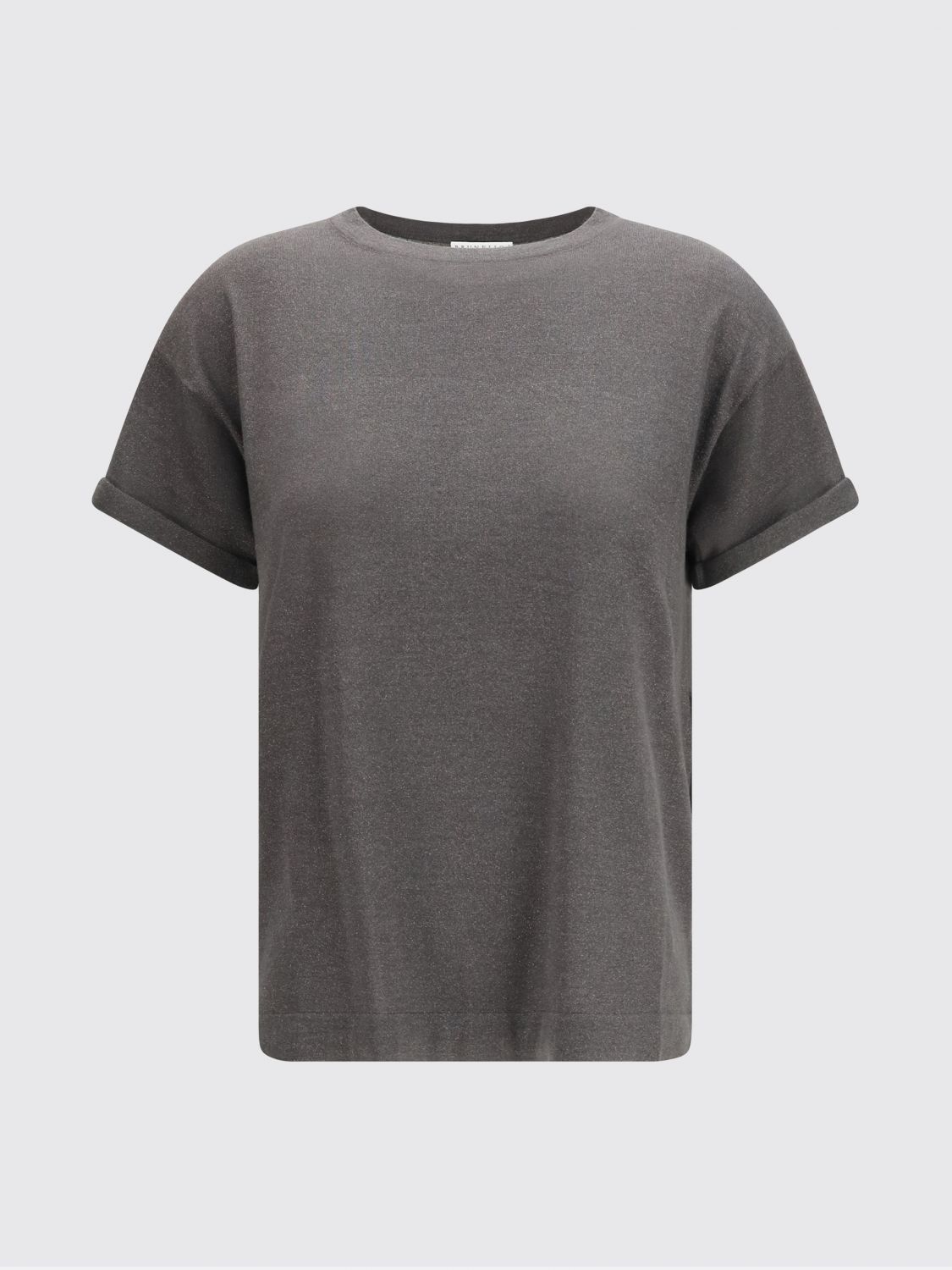 Brunello Cucinelli Brunello Cucinelli T-Shirt Woman Lead Size XL / US 12-14 / IT 48-50 - 2 Thumbnail