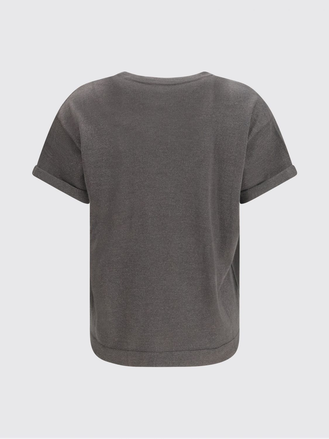 Brunello Cucinelli Brunello Cucinelli T-Shirt Woman Lead Size XL / US 12-14 / IT 48-50 - 3 Thumbnail