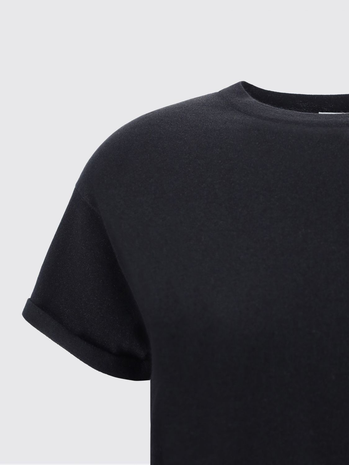 Brunello Cucinelli Brunello Cucinelli T-Shirt Woman Black Size L / US 10 / IT 46 - 4 Thumbnail