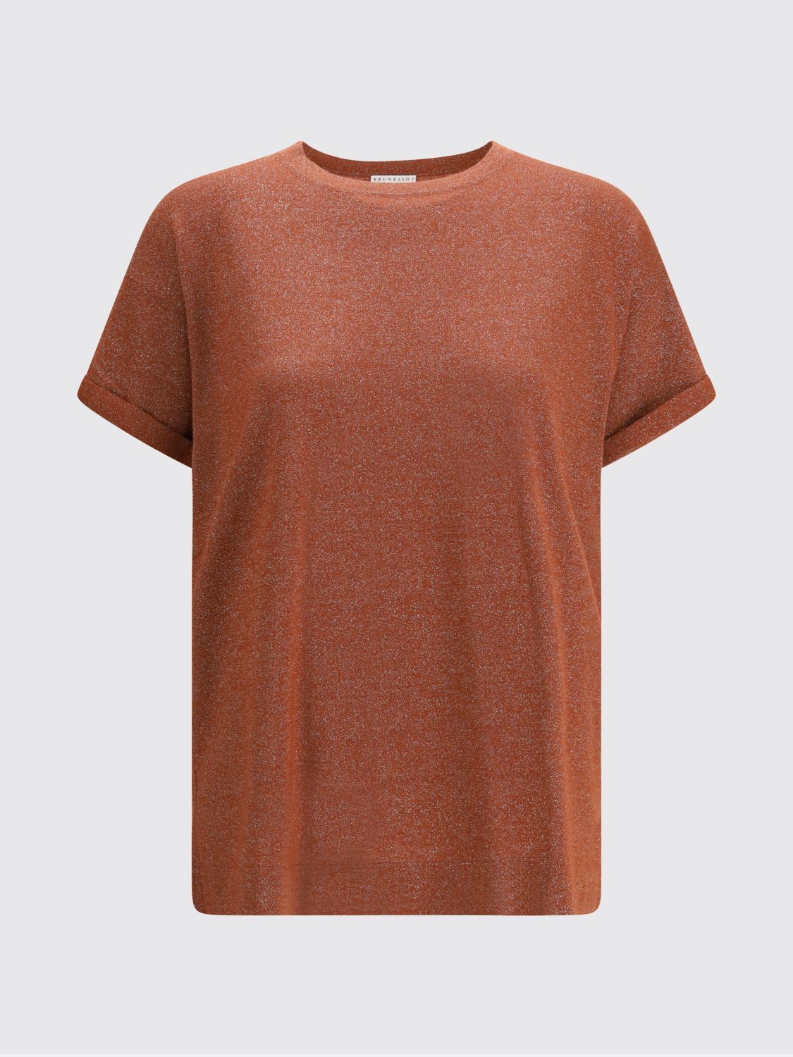 Brunello Cucinelli Brunello Cucinelli T-Shirt Woman Brick Red Size L / US 10 / IT 46 - 2 Thumbnail