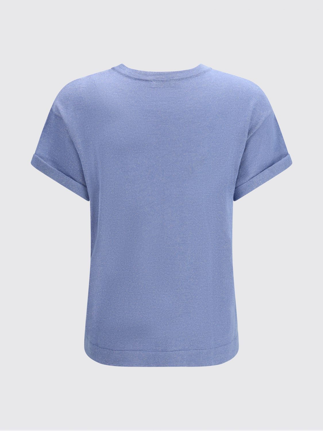Brunello Cucinelli Brunello Cucinelli T-Shirt Woman Blue Size S / US 4 / IT 40 - 3 Thumbnail