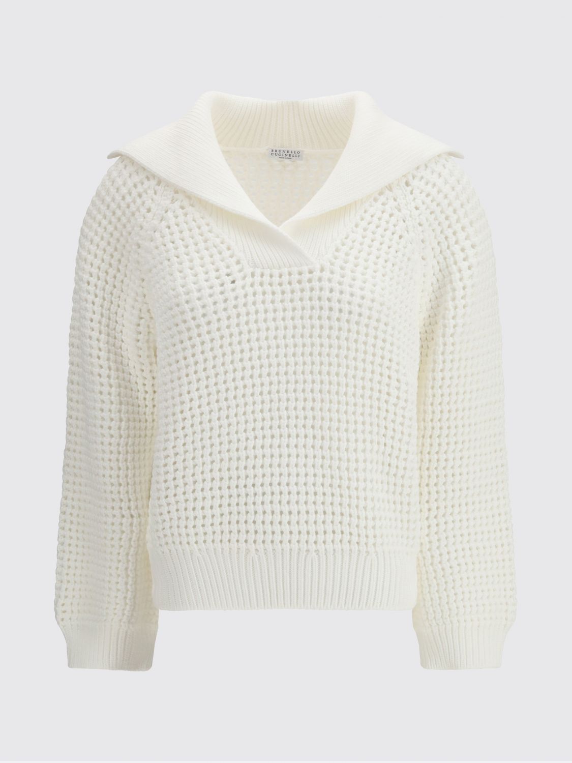 Brunello Cucinelli Brunello Cucinelli Sweater Woman Beige Size S / US 4 / IT 40 - 2 Thumbnail