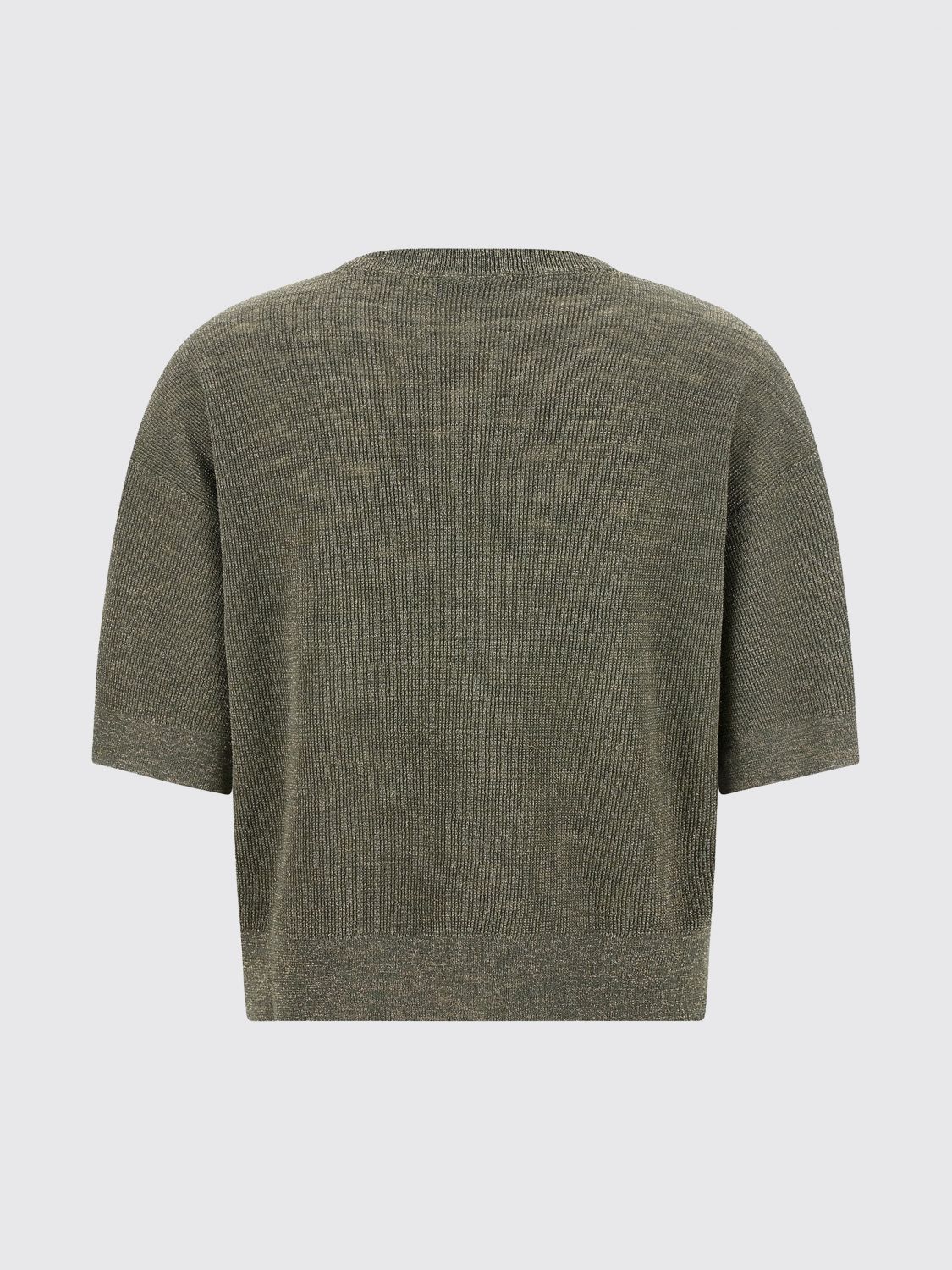Brunello Cucinelli Brunello Cucinelli Sweater Woman Green Size XL / US 12-14 / IT 48-50 - 3 Thumbnail