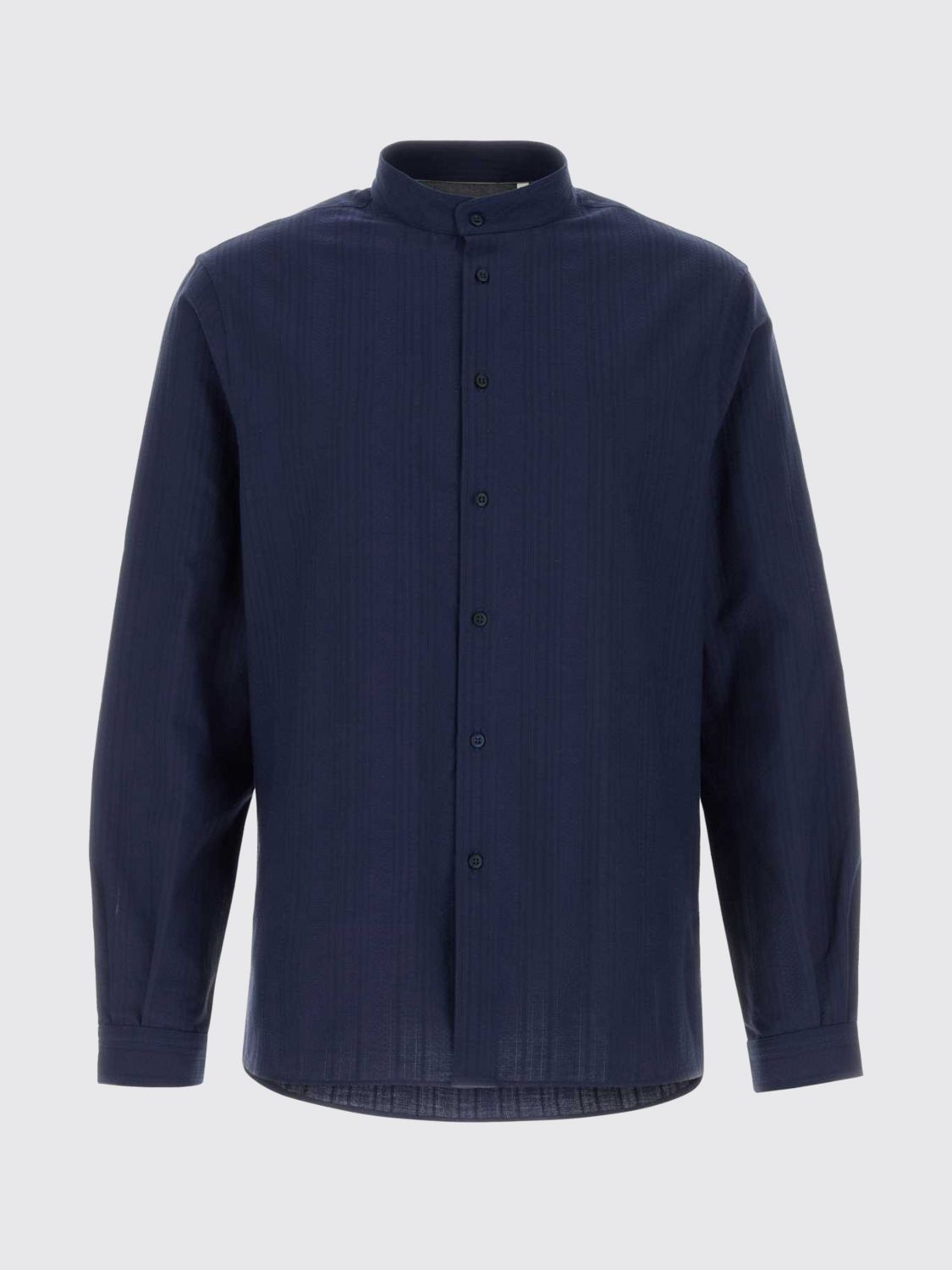 Brunello Cucinelli Brunello Cucinelli Shirt Men Navy Size US S / EU 44-46 / 1 - 2 Thumbnail