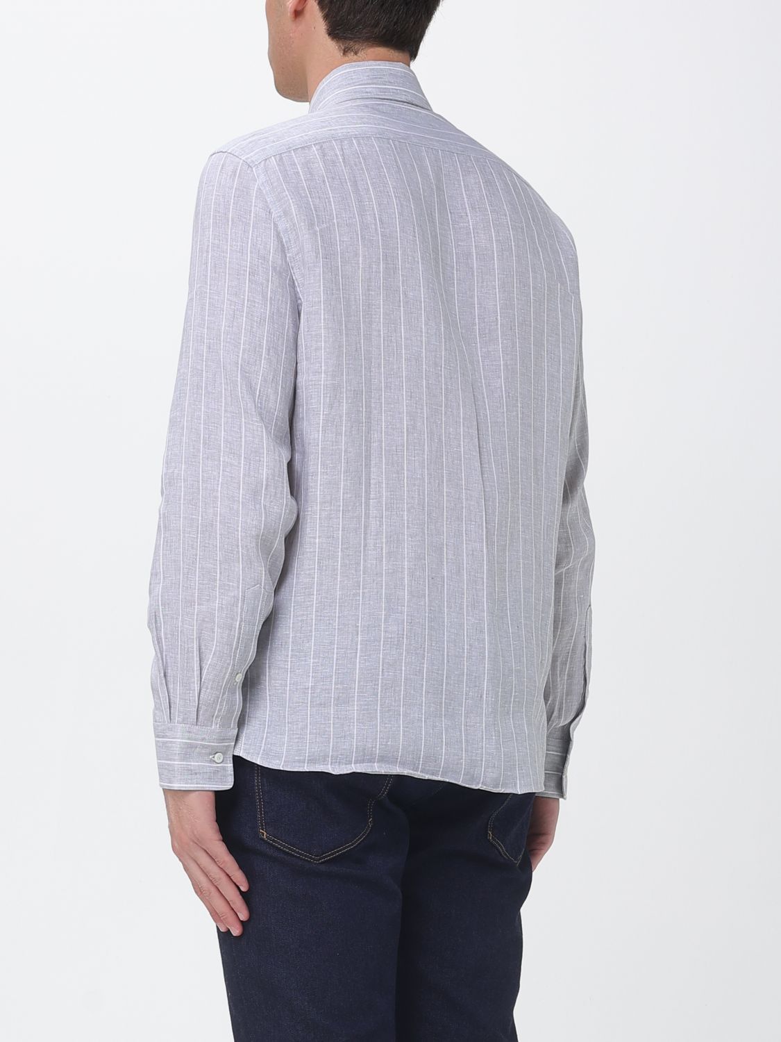 Brunello Cucinelli Brunello Cucinelli Shirt Men Pearl Size US XL / EU 56 / 4 - 3 Thumbnail