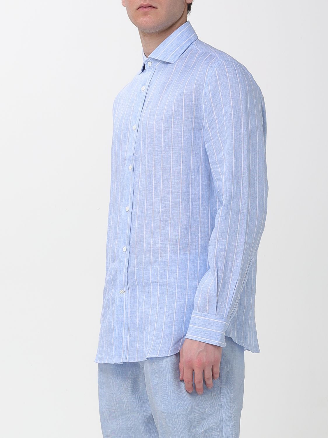 Brunello Cucinelli Brunello Cucinelli Shirt Men Blue Size US M / EU 48-50 / 2 - 4 Thumbnail