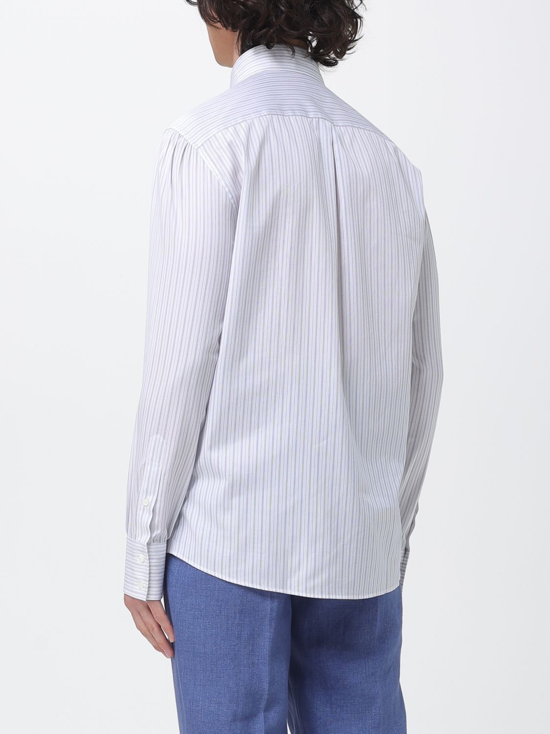 Brunello Cucinelli Brunello Cucinelli Shirt Men Denim Size US M / EU 48-50 / 2 - 3 Thumbnail