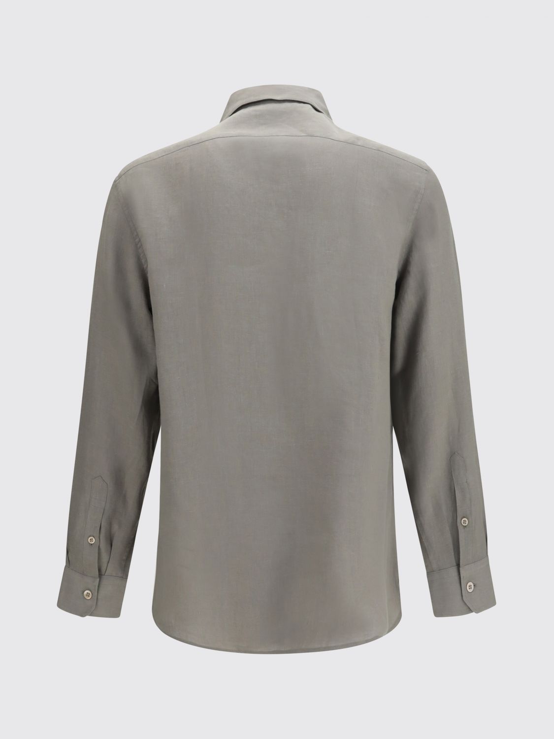 Brunello Cucinelli Brunello Cucinelli Shirt Men Kaki Size US XXL / EU 58 / 5 - 3 Thumbnail