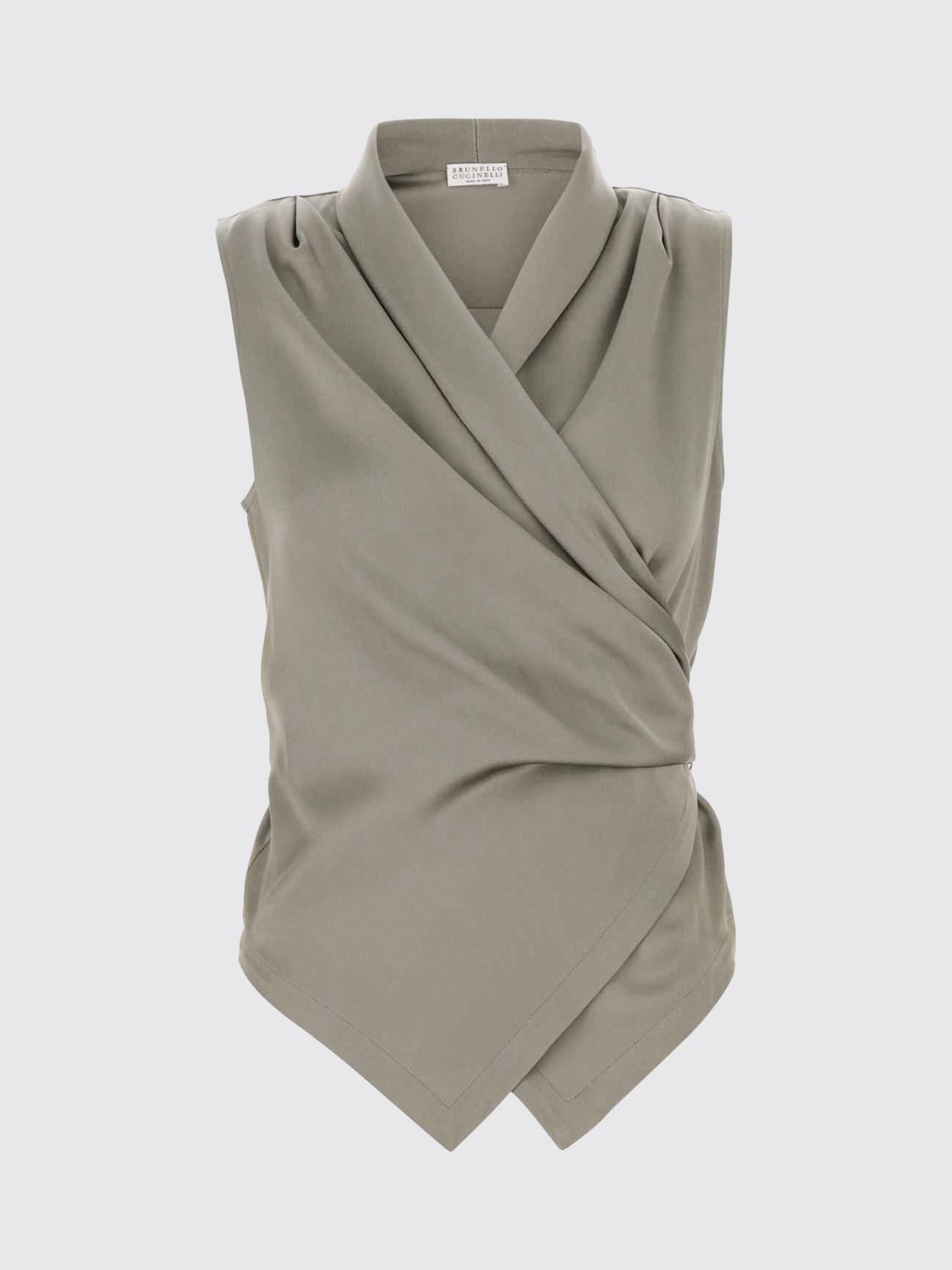 Brunello Cucinelli Brunello Cucinelli Waistcoat Woman Pearl Size M / US 6-8 / IT 42-44 - 2 Thumbnail