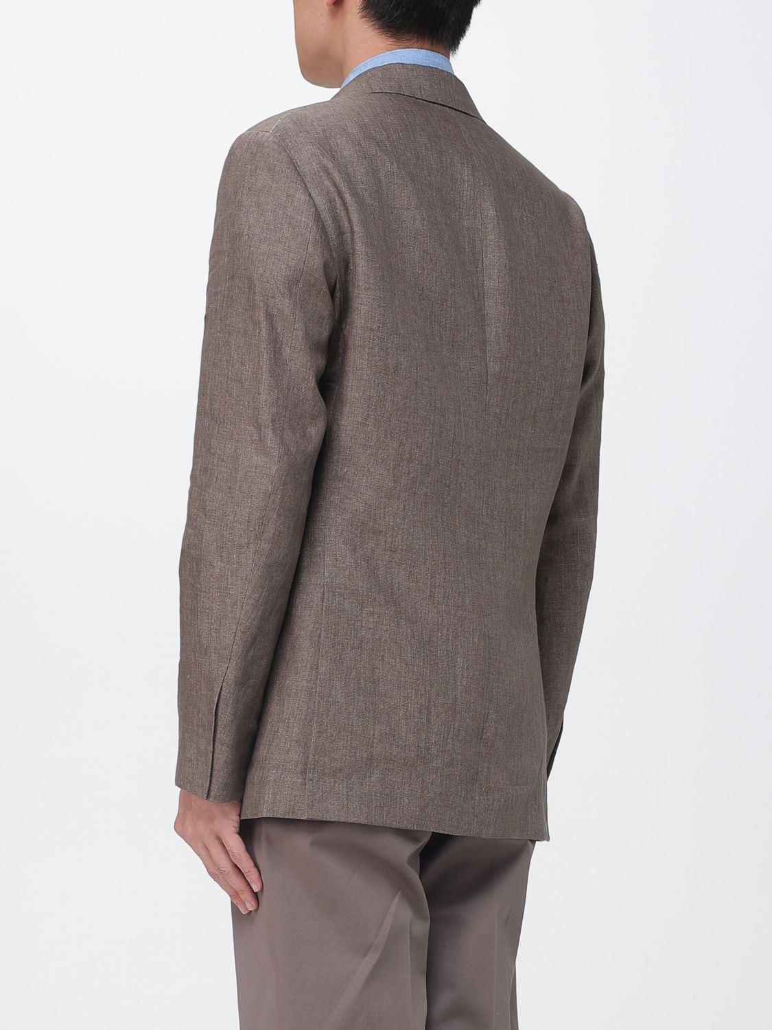 Brunello Cucinelli Brunello Cucinelli Jacket Men Brown Size US XXL / EU 58 / 5 - 3 Thumbnail