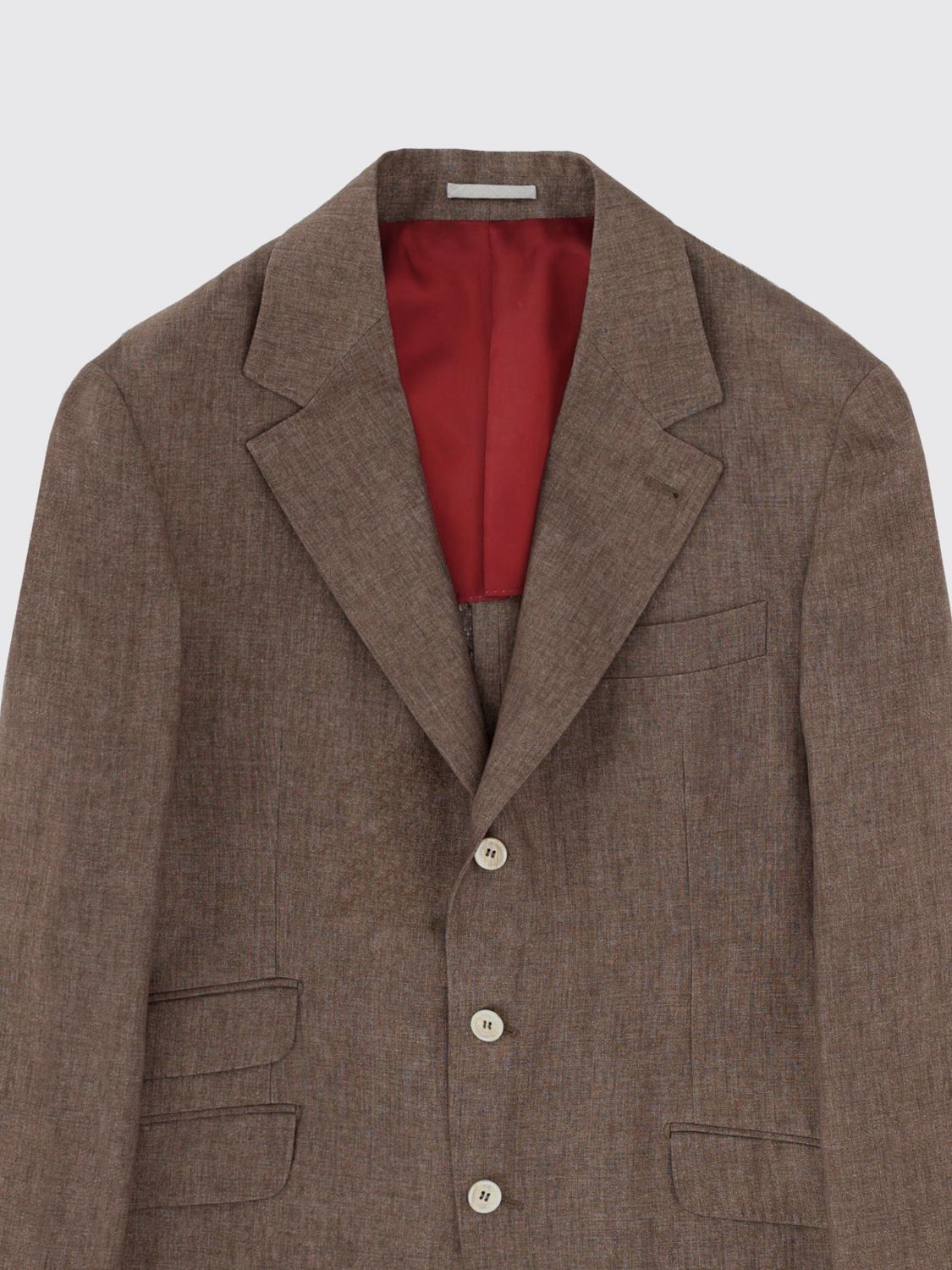 Brunello Cucinelli Brunello Cucinelli Jacket Men Brown Size US XXL / EU 58 / 5 - 4 Thumbnail