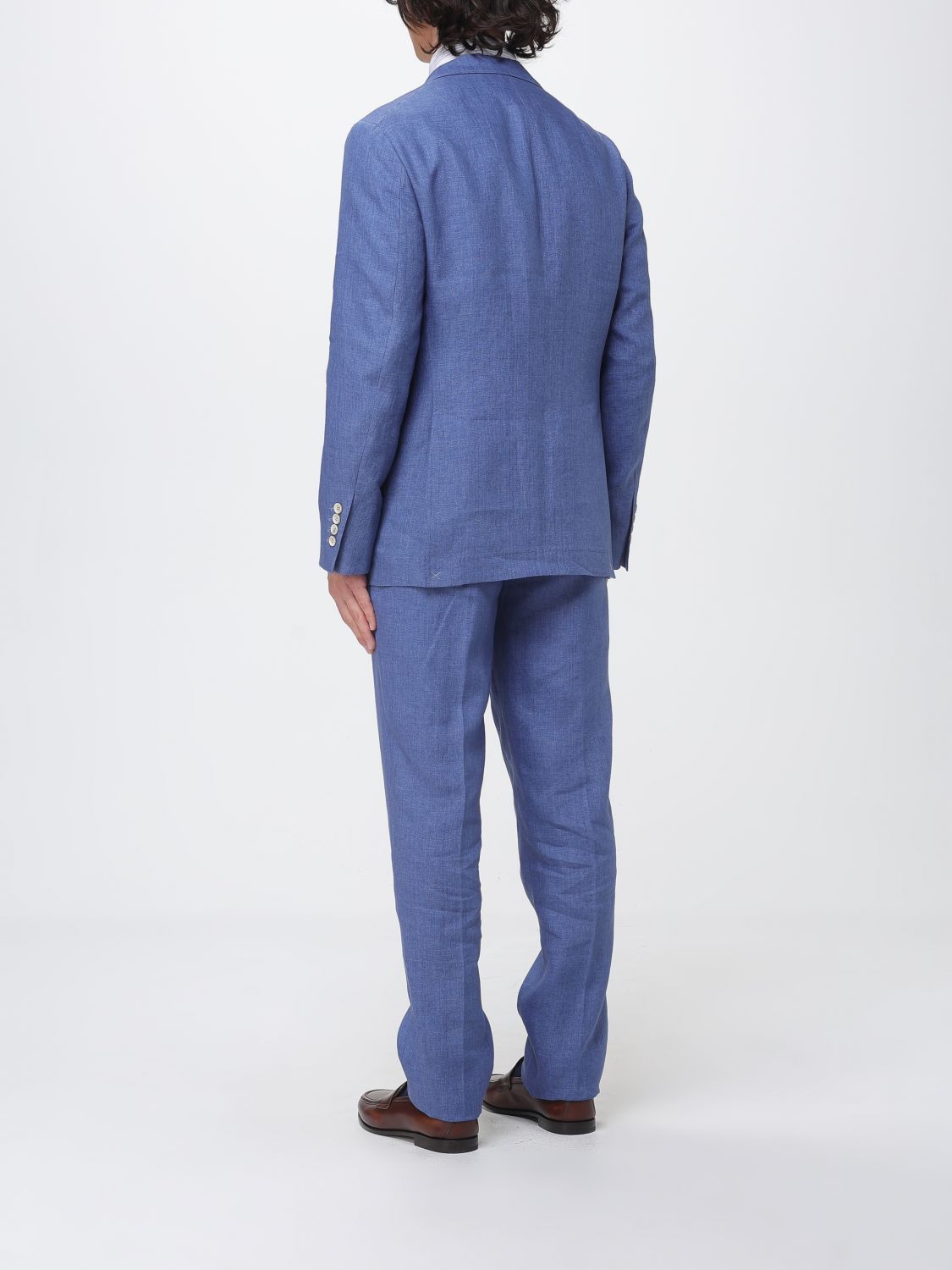 Brunello Cucinelli Brunello Cucinelli Suit Men Blue Size US L / EU 52-54 / 3 - 3 Thumbnail