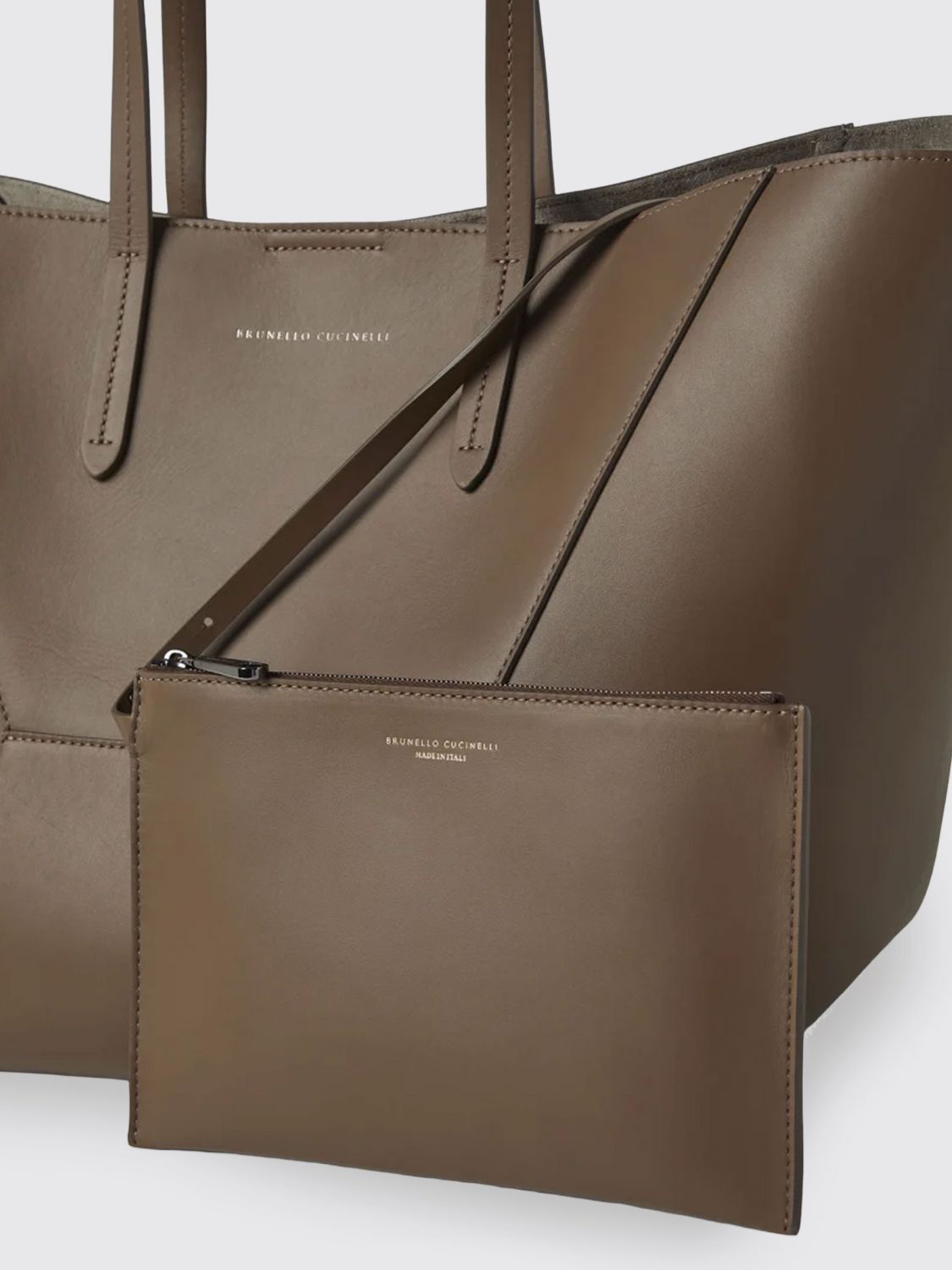 Brunello Cucinelli Brunello Cucinelli Tote Bag Woman Sand Size ONE SIZE - 3 Thumbnail