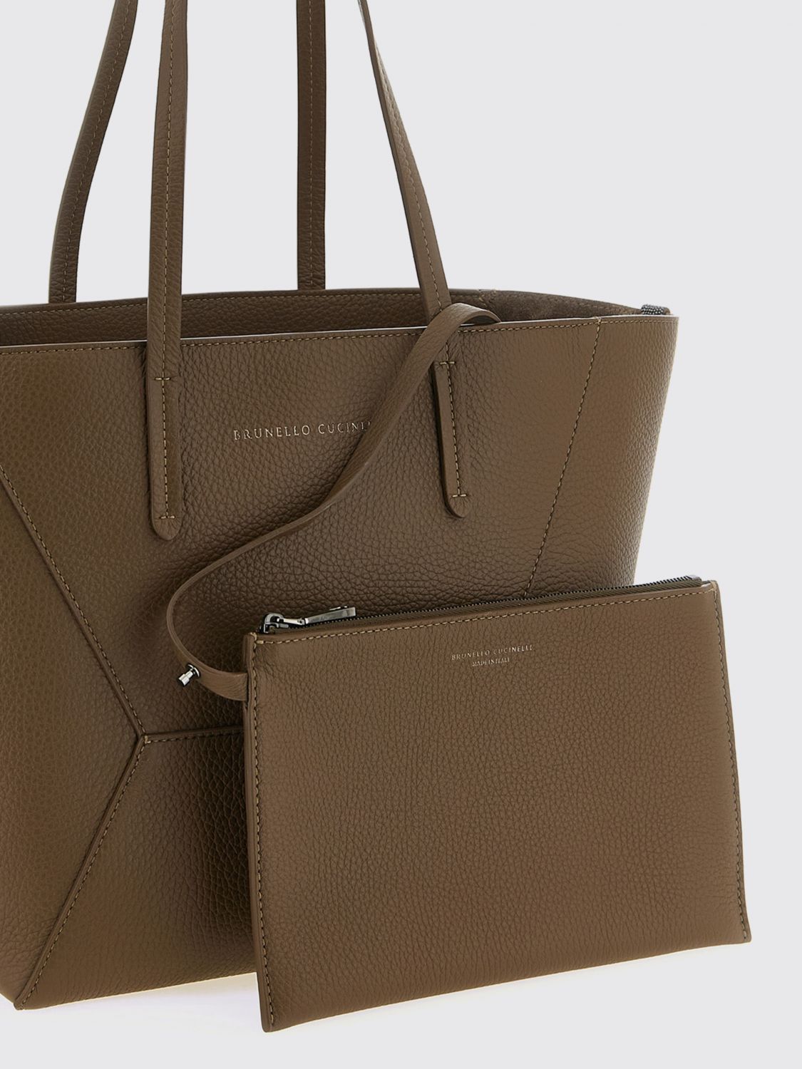 Brunello Cucinelli Brunello Cucinelli Tote Bag Woman Brown Size ONE SIZE - 3 Thumbnail