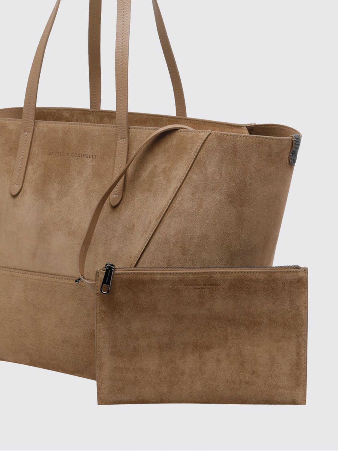 Brunello Cucinelli Brunello Cucinelli Tote Bag Woman Sand Size ONE SIZE - 4 Thumbnail