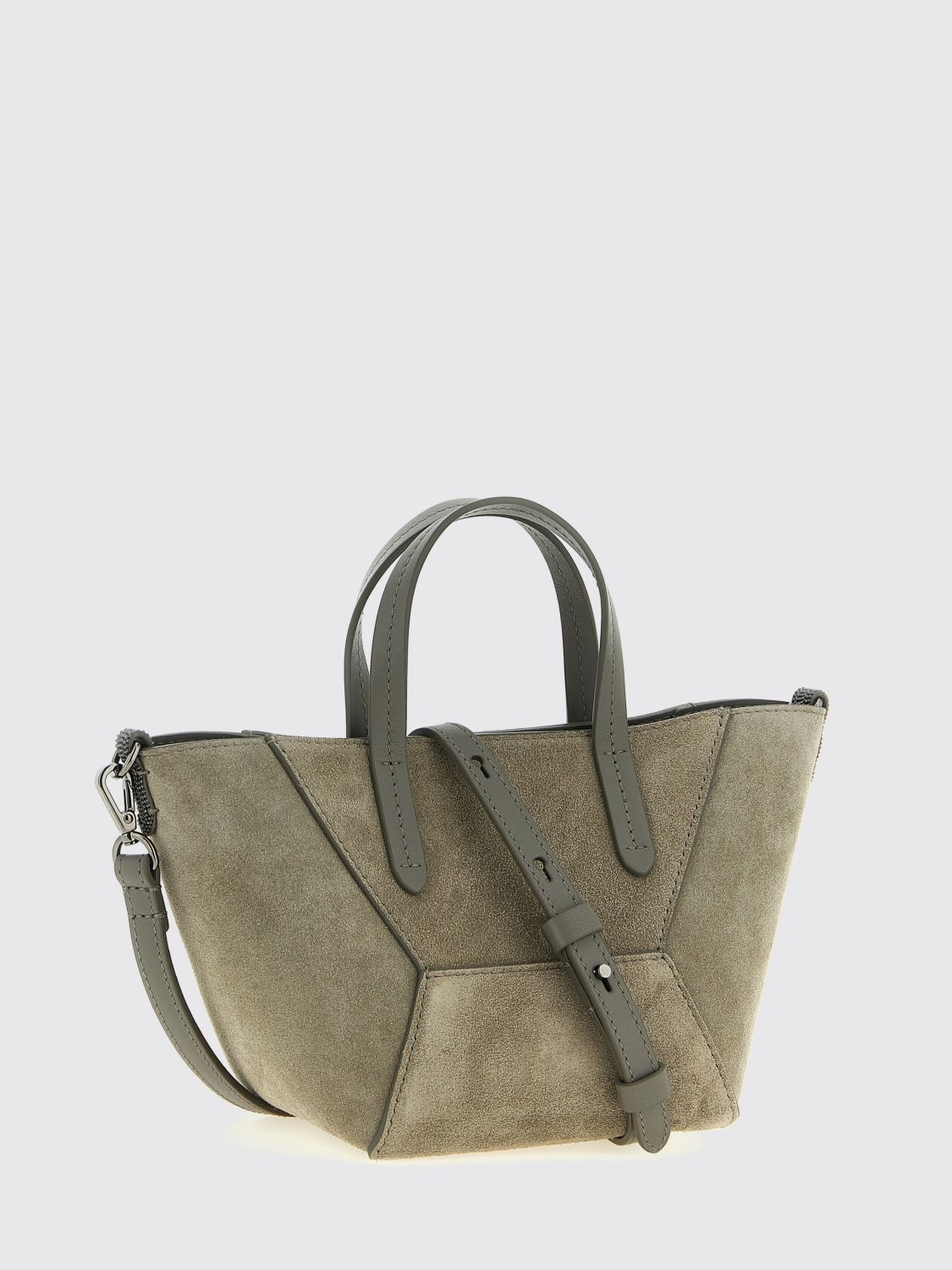 Brunello Cucinelli Brunello Cucinelli Handbag Woman Grey Size ONE SIZE - 2 Thumbnail