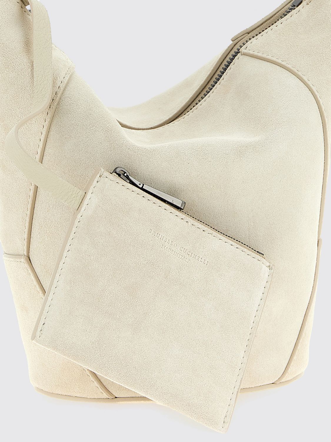 Brunello Cucinelli Brunello Cucinelli Shoulder Bag Woman Ivory Size ONE SIZE - 3 Thumbnail