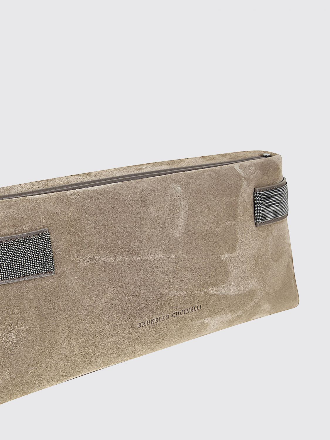 Brunello Cucinelli Brunello Cucinelli Clutch Woman Mud Size ONE SIZE - 3 Thumbnail