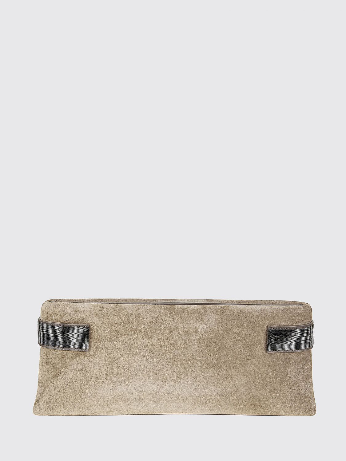 Brunello Cucinelli Brunello Cucinelli Clutch Woman Mud Size ONE SIZE - 2 Thumbnail