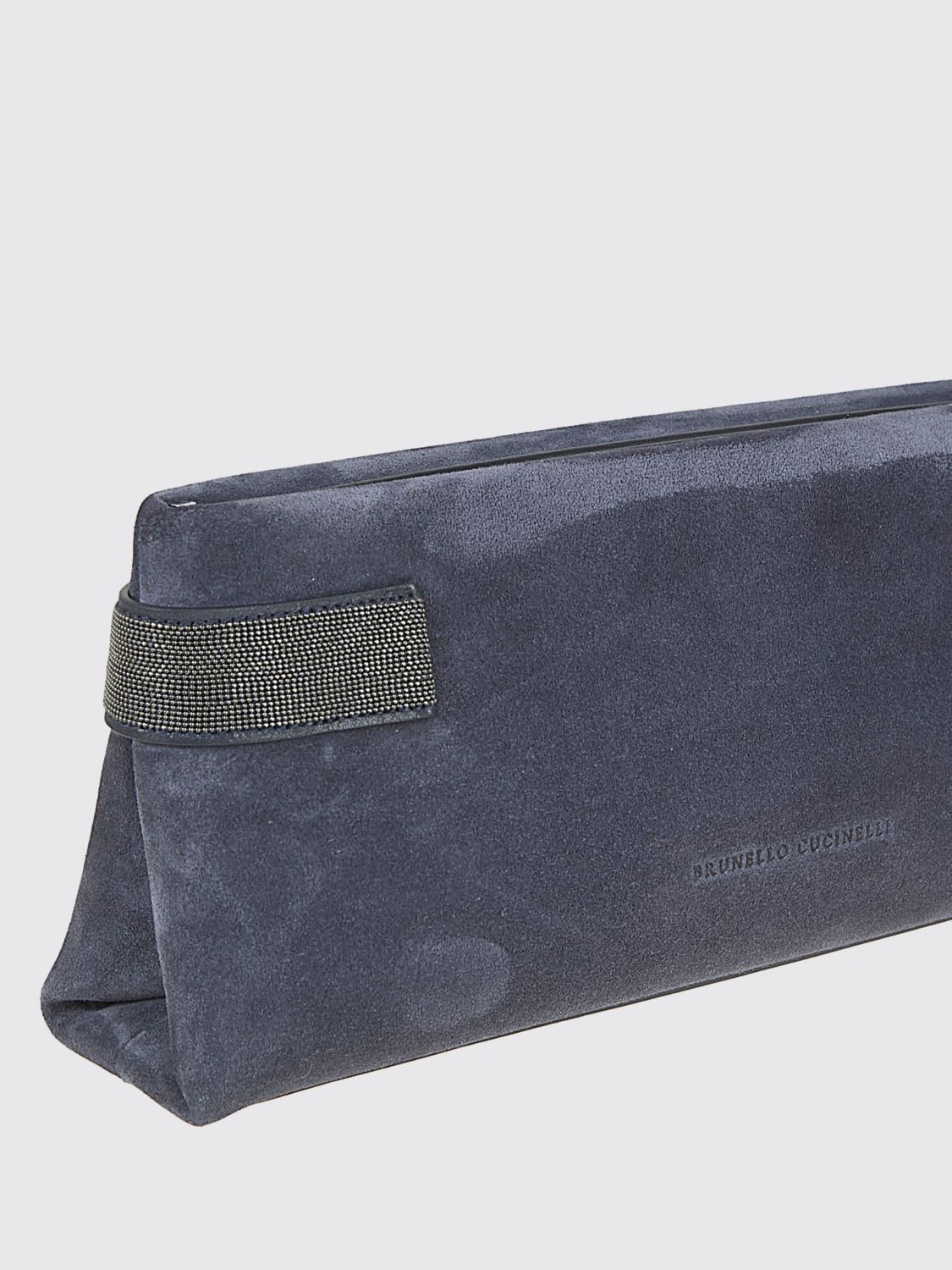Brunello Cucinelli Brunello Cucinelli Clutch Woman Navy Size ONE SIZE - 3 Thumbnail