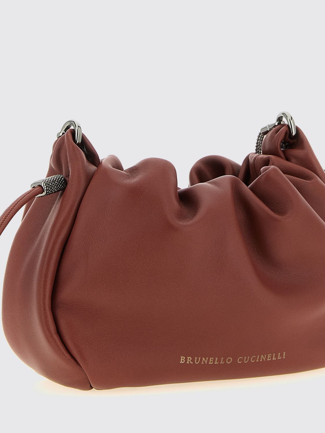 Brunello Cucinelli Brunello Cucinelli Clutch Woman Brown Size ONE SIZE - 3 Thumbnail